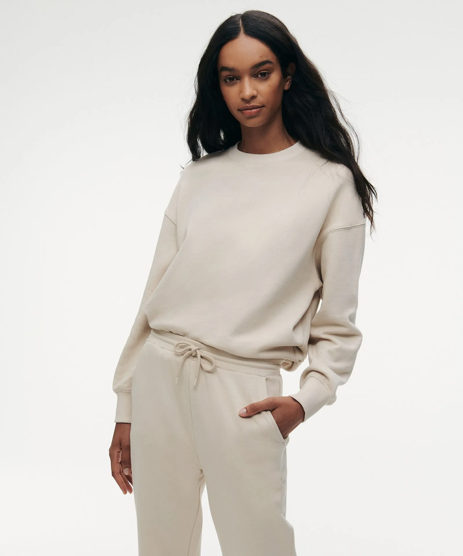 Cashmere Terry Crewneck Sweatshirt