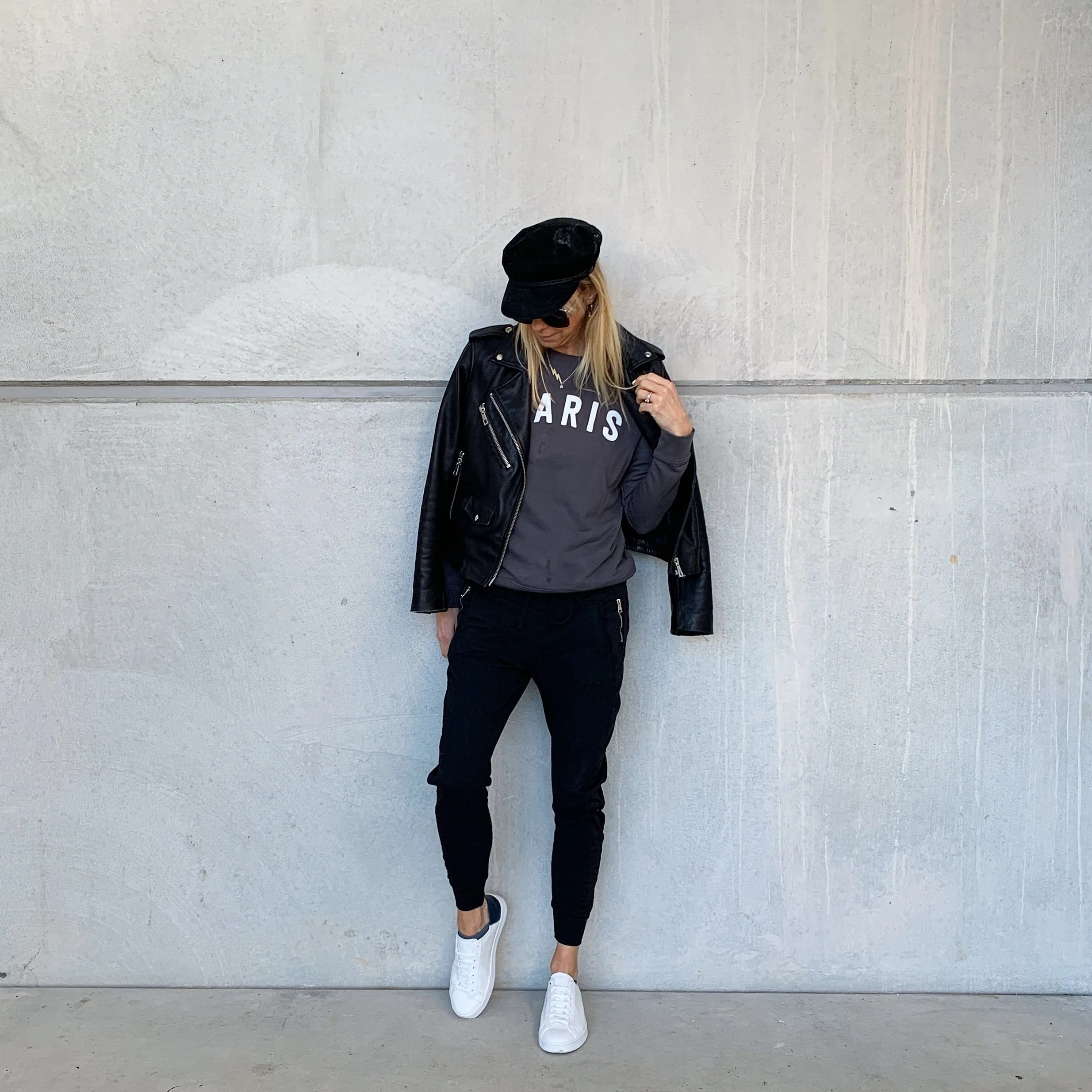 Charcoal PARIS sweatshirt