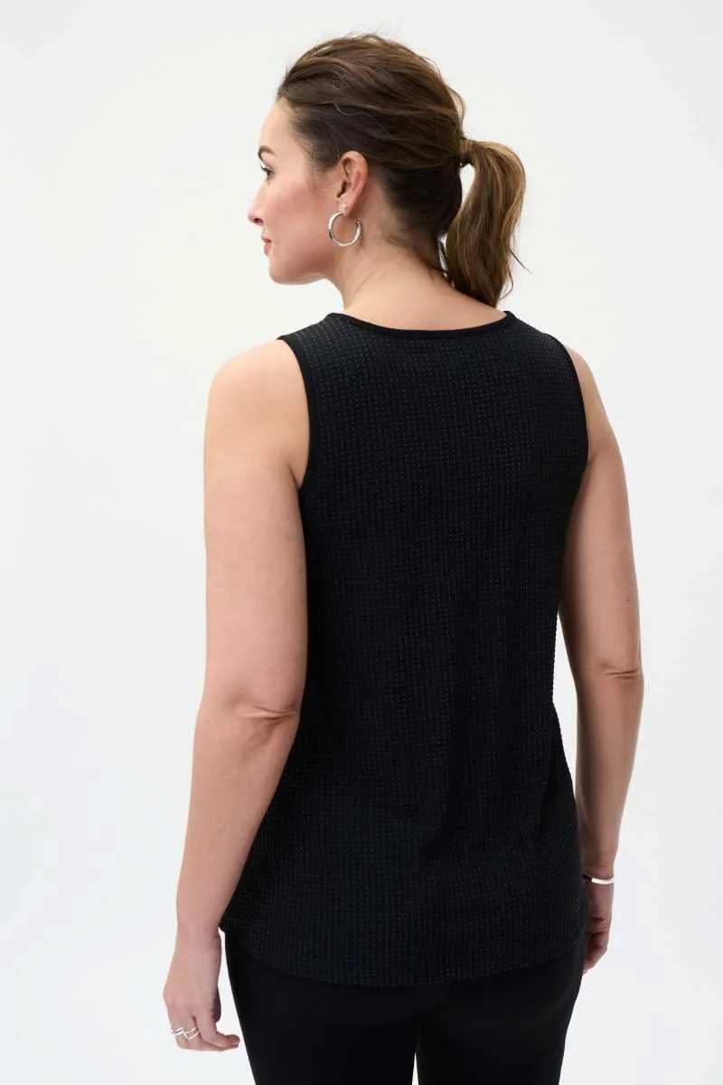 Cowl Neck Sleeveless Top in Black 224067 by Joseph Ribkoff  - OUTLET SALE