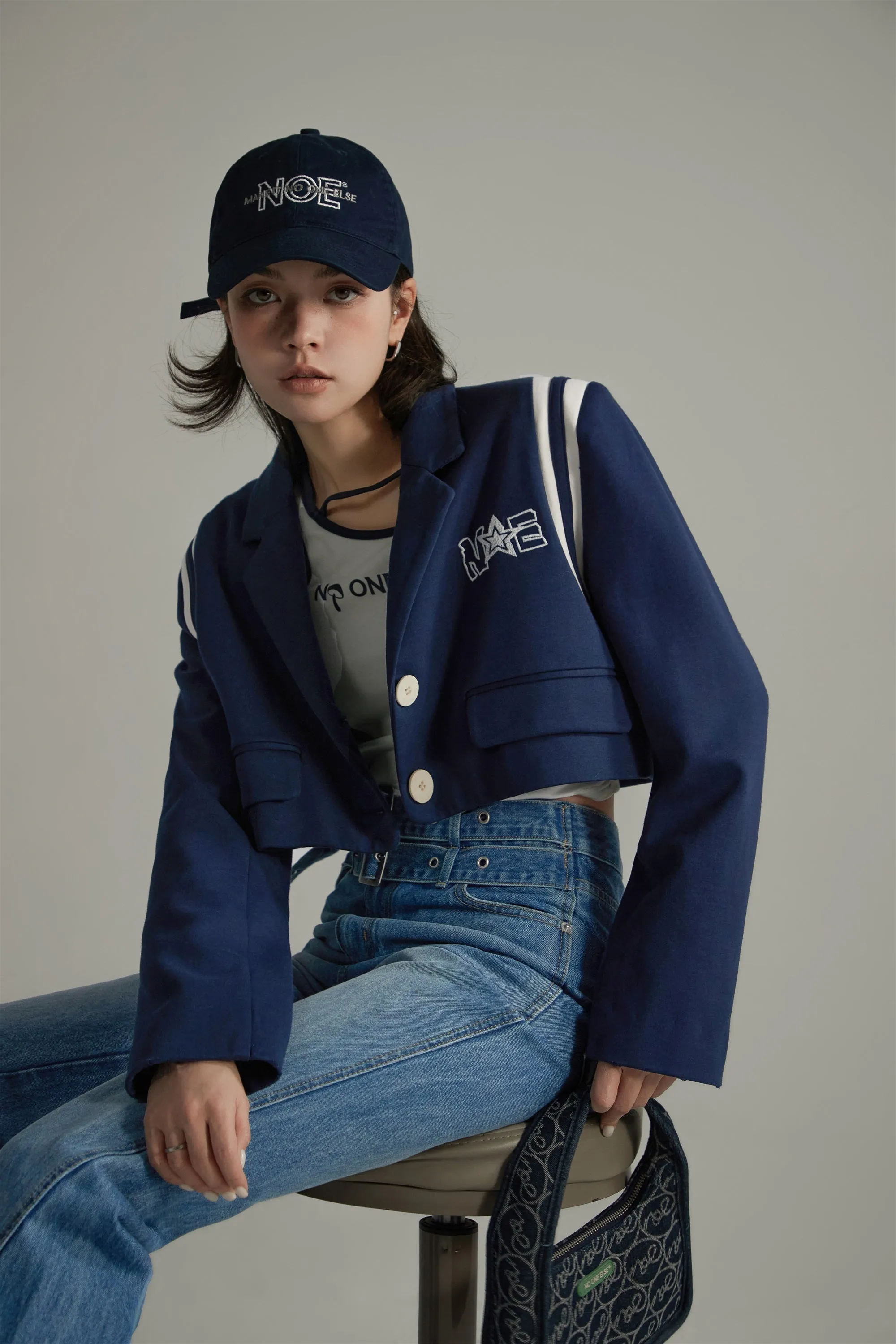 Cropped Varsity Jacket