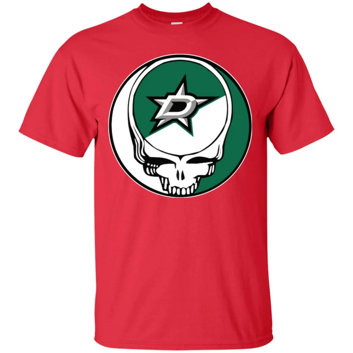 Dallas Stars Grateful Dead Steal Your Face Hockey Nhl Shirts