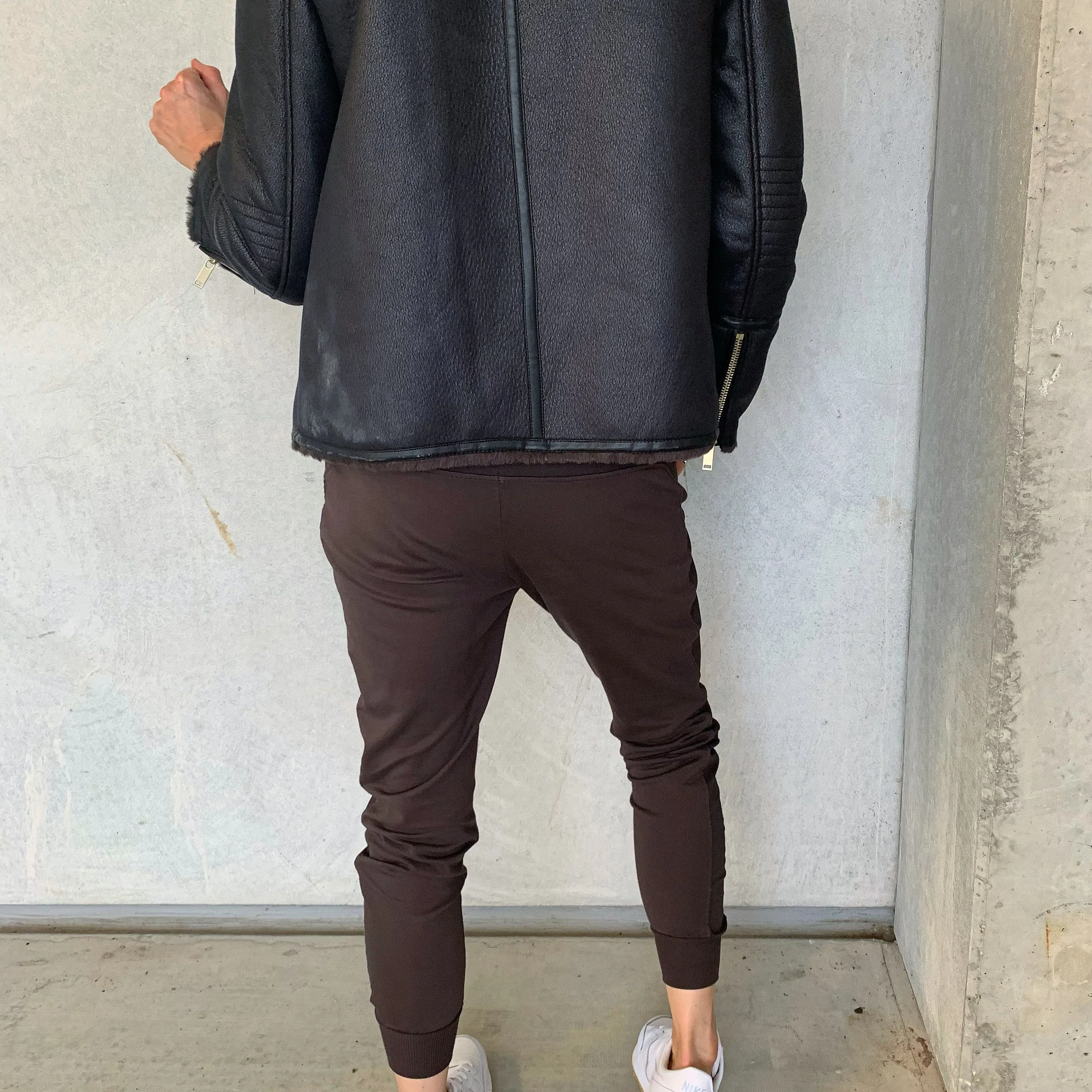 Deep chocolate brown ULTIMATE joggers