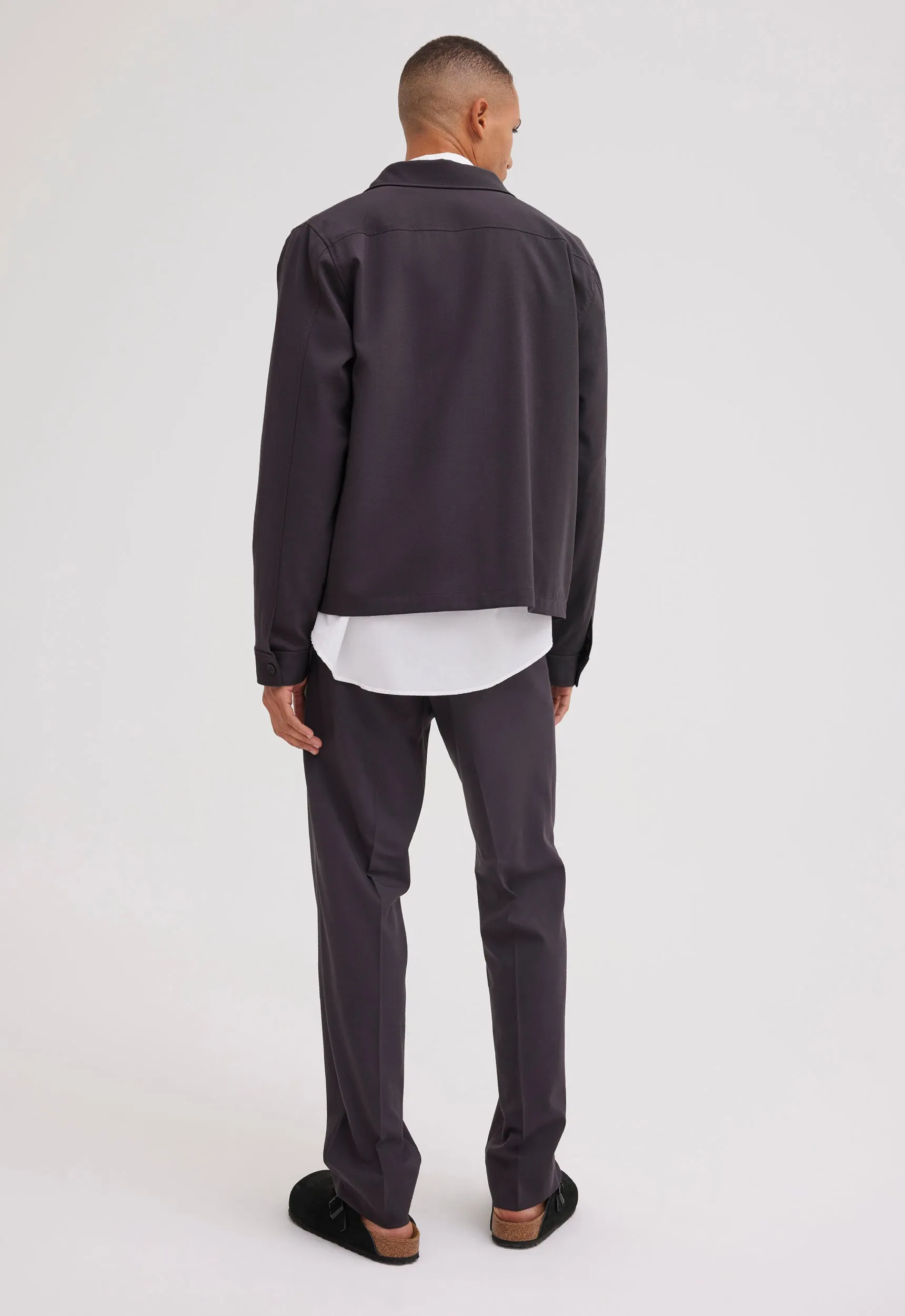 Divvy Merino Wool Jacket - Muse Charcoal