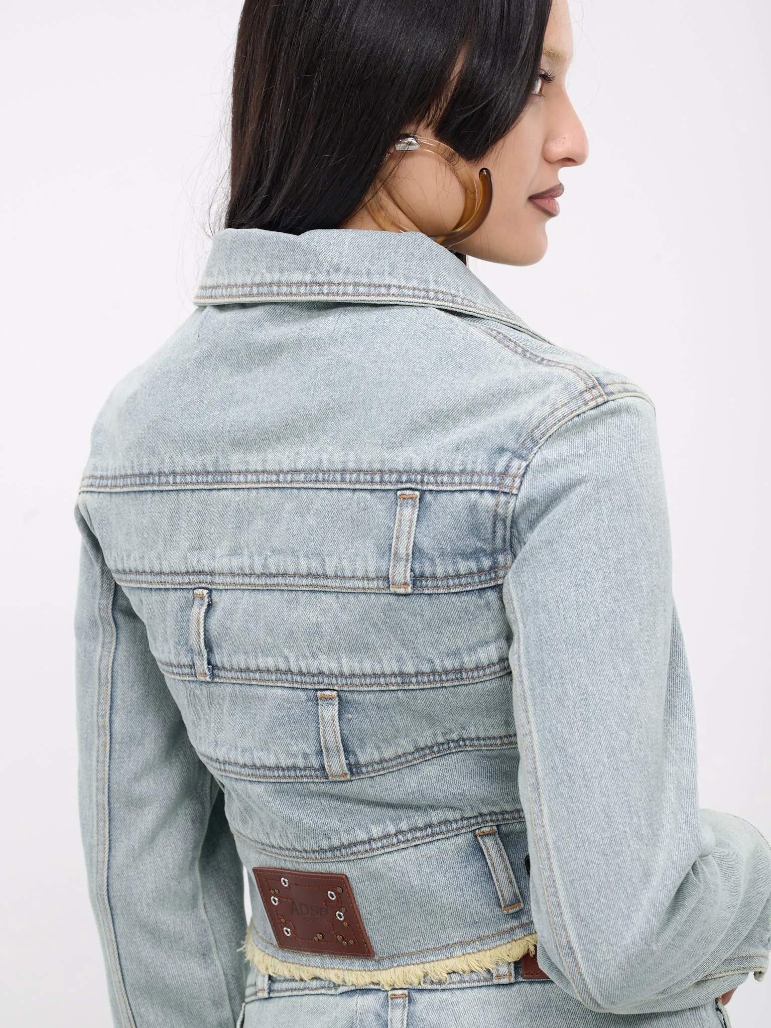 Dua Multi Waist Denim Jacket (AWA603W-LIGHT-BLUE)