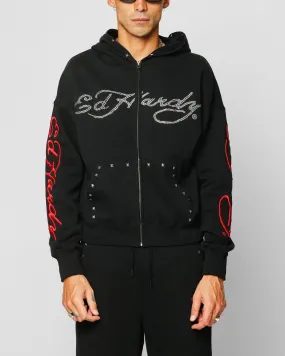 Ed Hardy Ed Hardy Hoodie Black