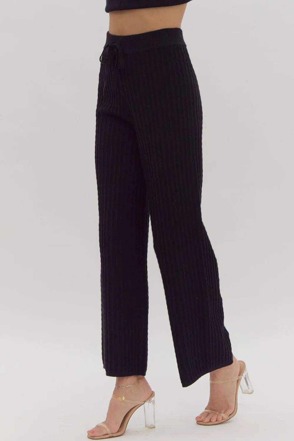 Elevated Basics Set Pants - Black