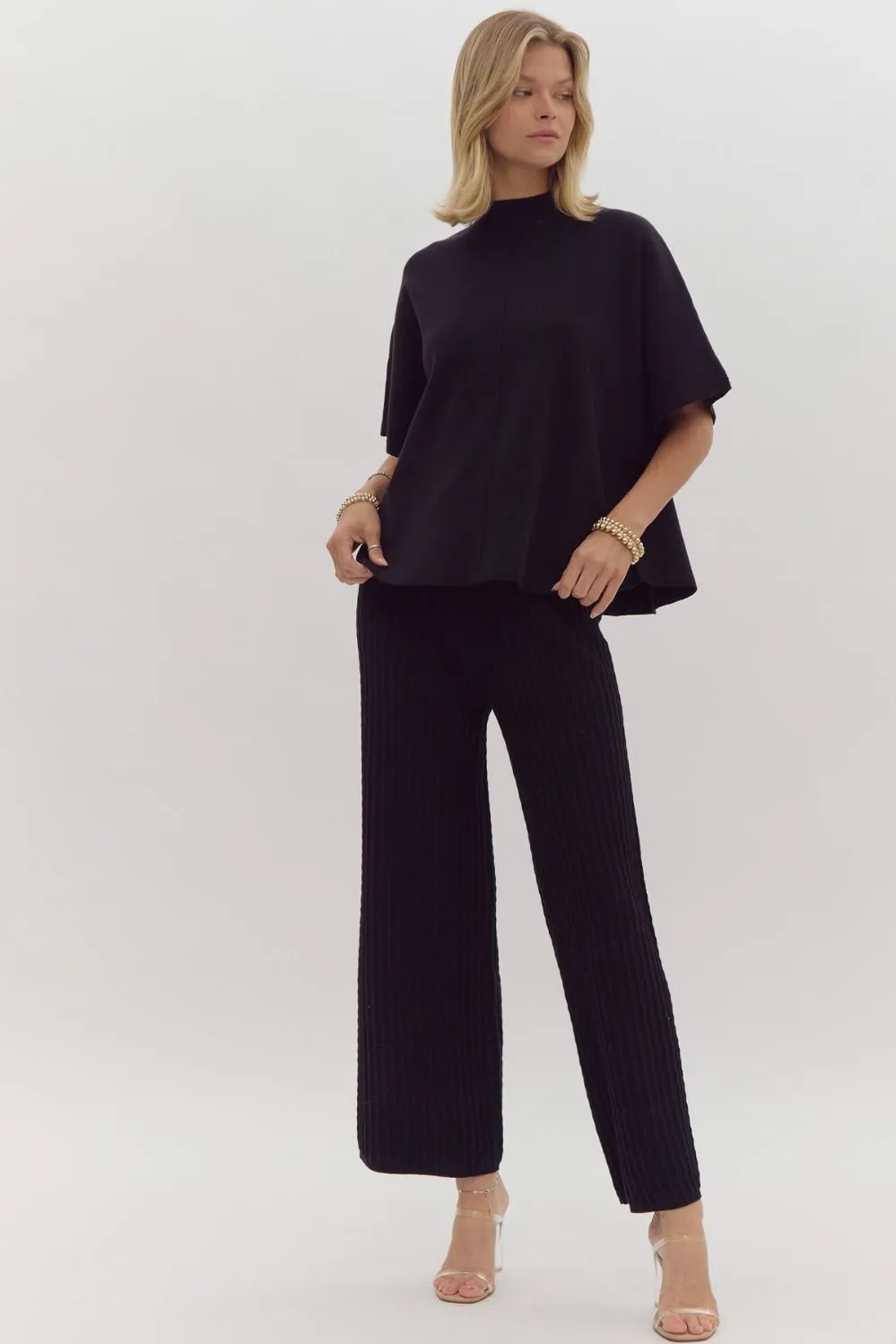 Elevated Basics Set Pants - Black