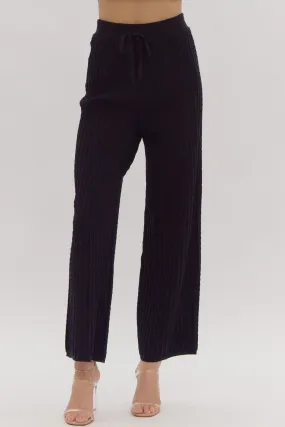 Elevated Basics Set Pants - Black