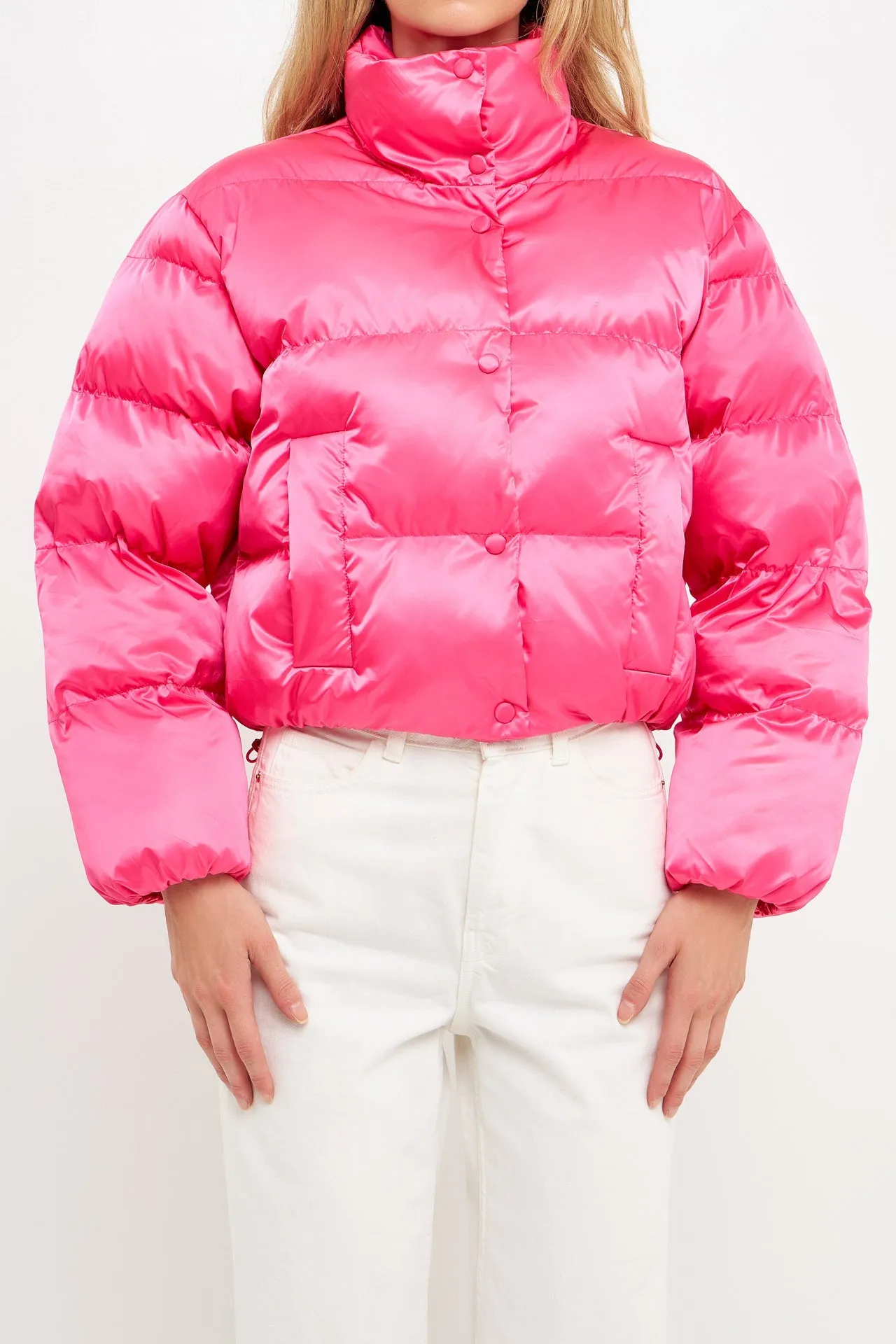 English Factory - Puffer Cropped Jacket