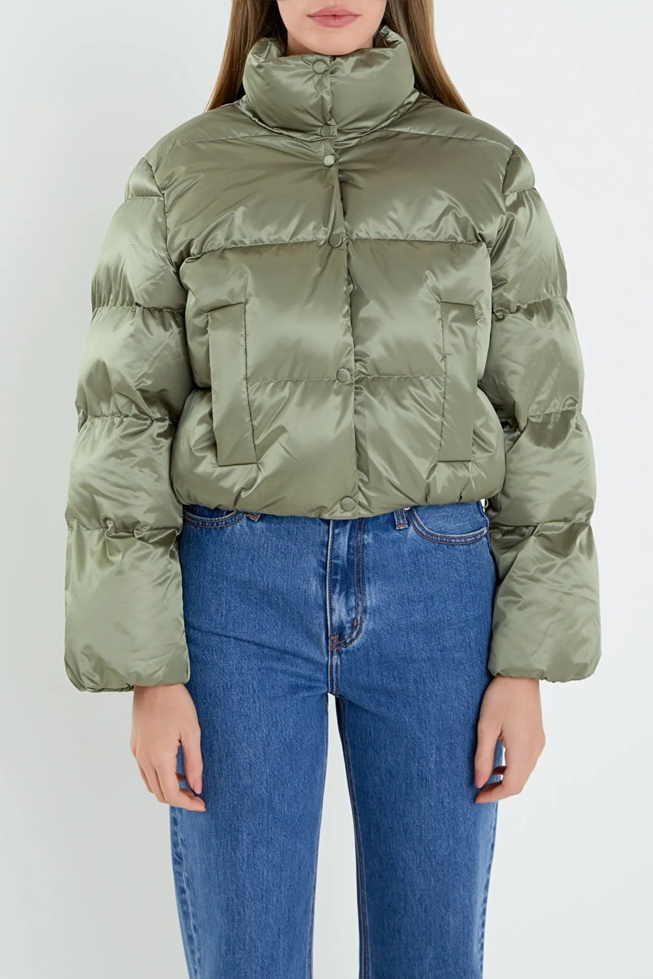 English Factory - Puffer Cropped Jacket