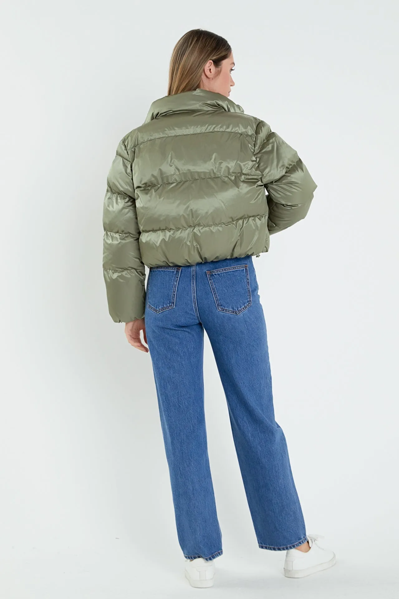 English Factory - Puffer Cropped Jacket