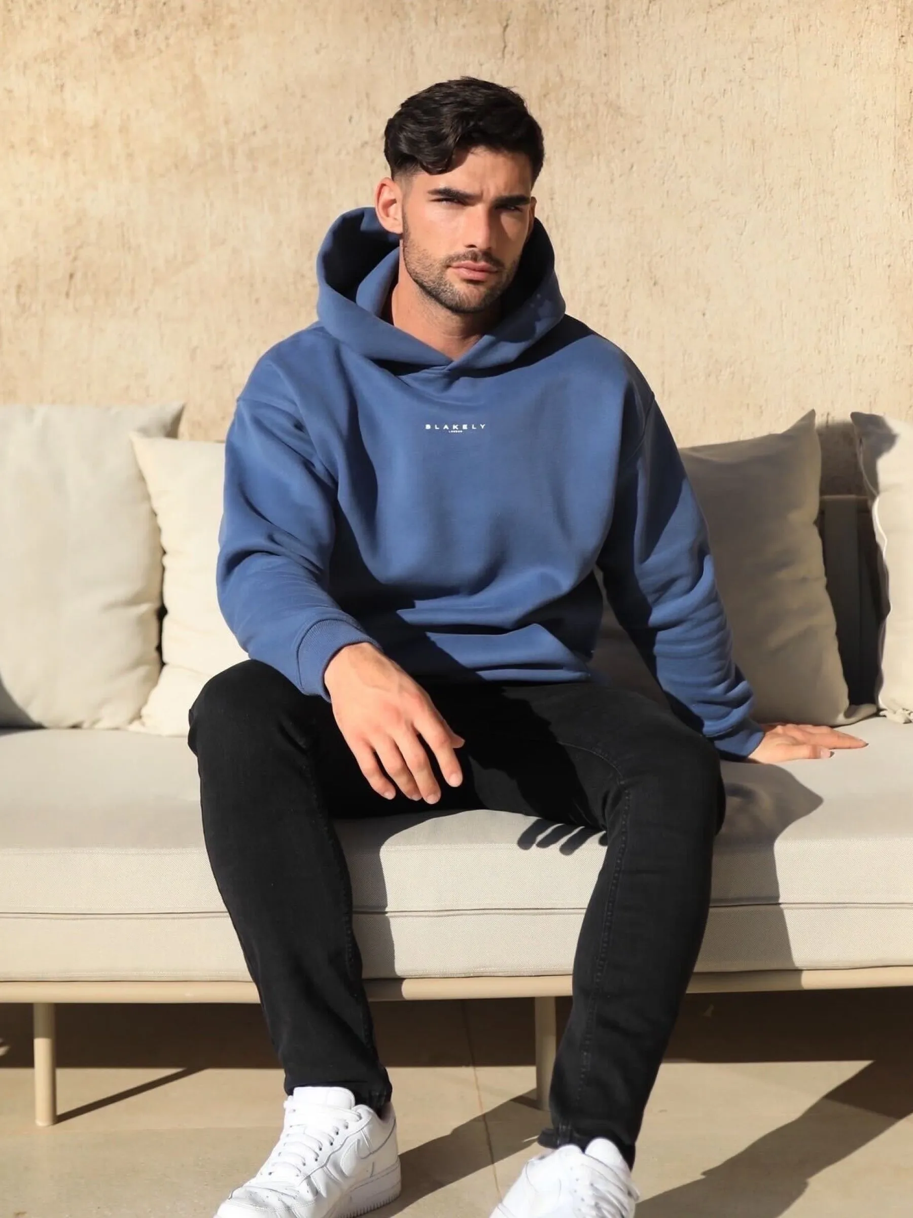 Evolved Lite Relaxed Hoodie - Blue