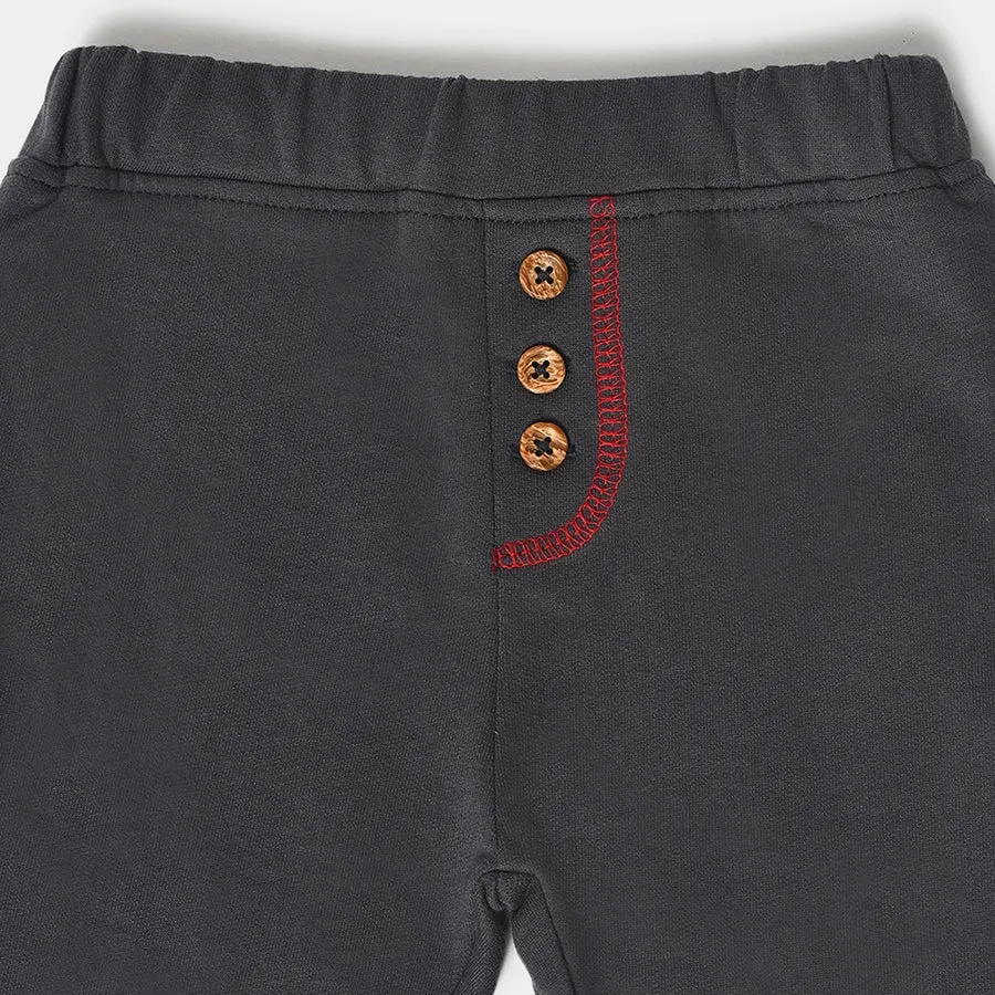 Farm Friends Black Fleece Jogger for Kids