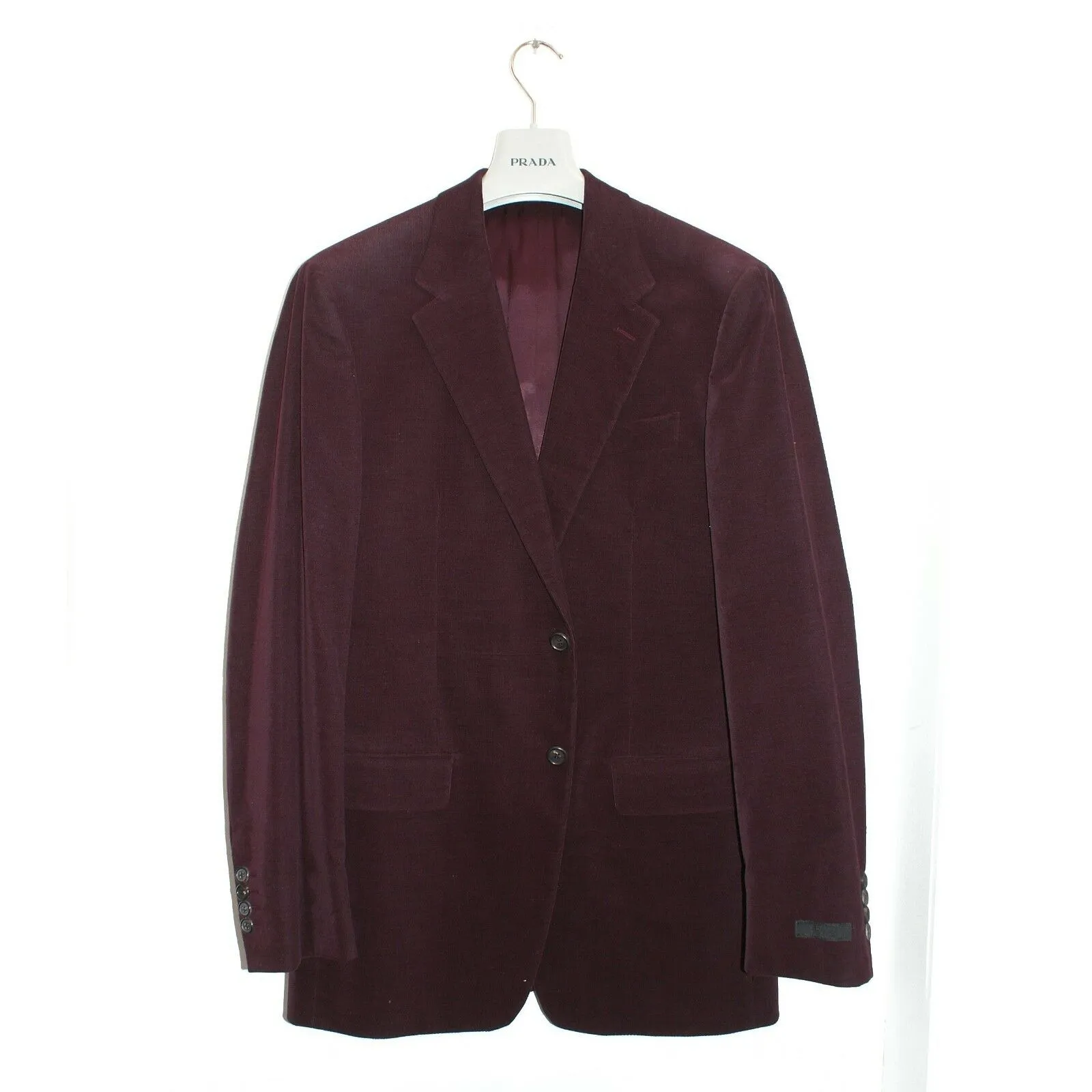 Fine Corduroy Blazer in Bordeaux