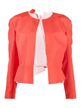 Folded Back Crop Jacket