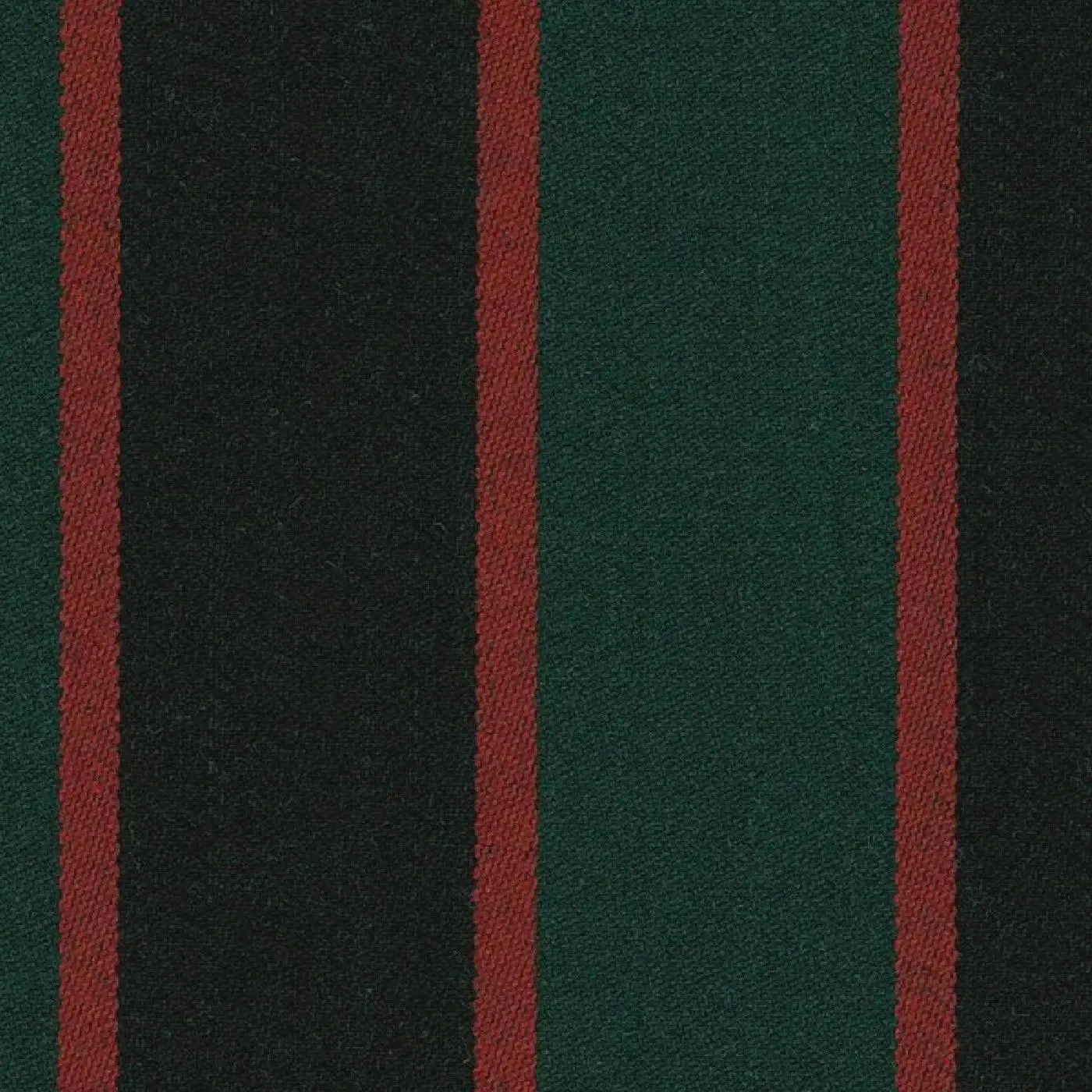 Forest Green, Black and Red Blazer Stripe Jacketing by Holland & Sherry