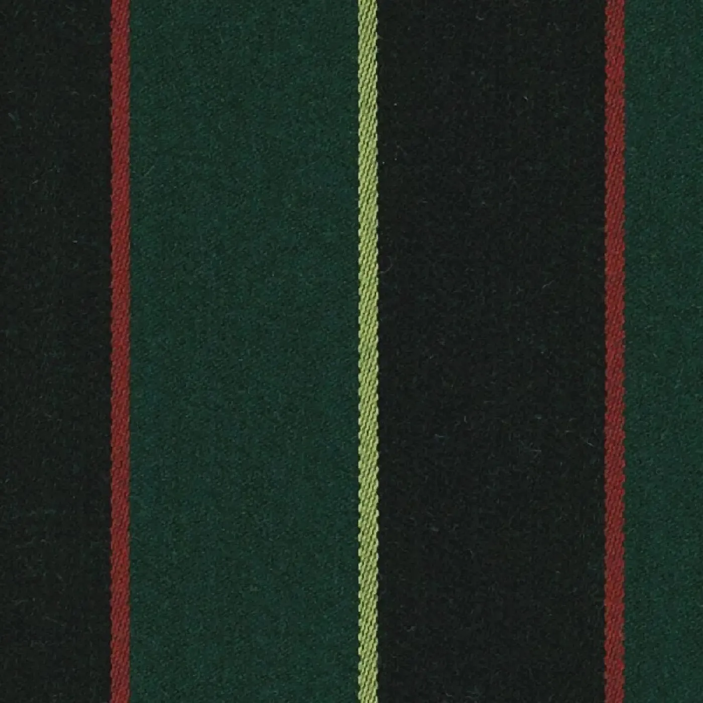 Forest Green, Black, Yellow and Red Blazer Stripe Jacketing by Holland & Sherry