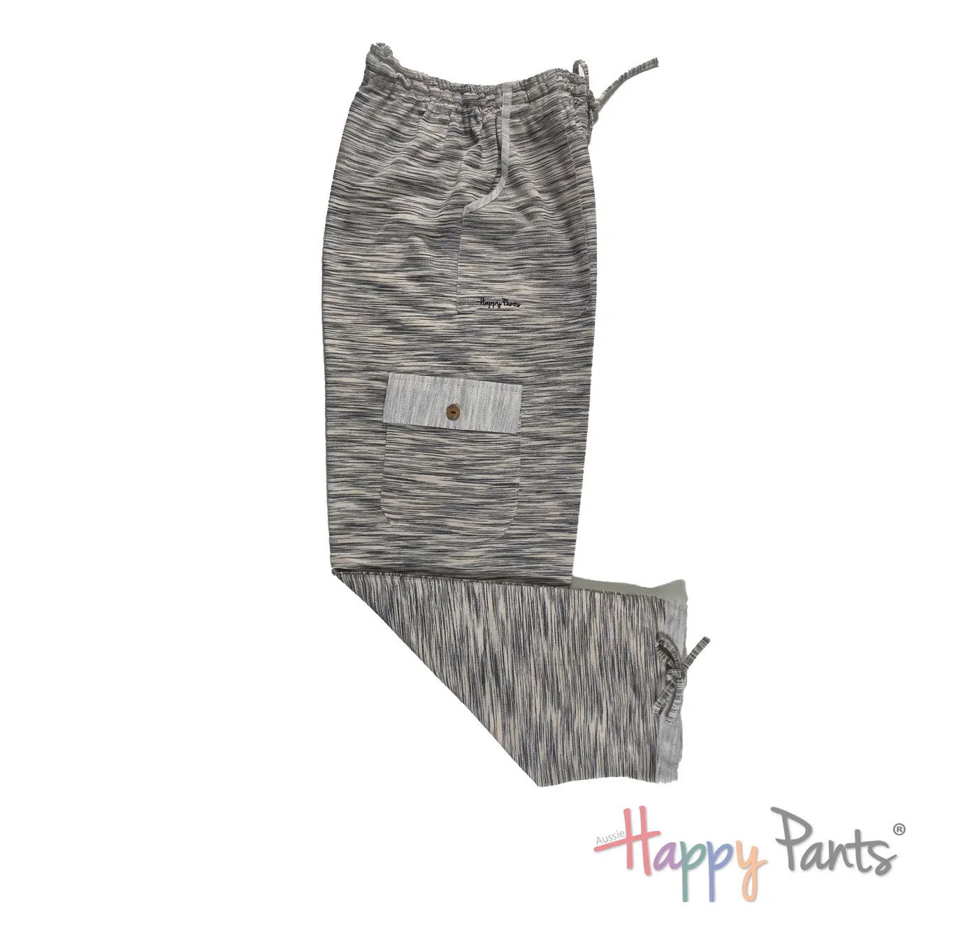 Fossil Gray Men Happy Pants