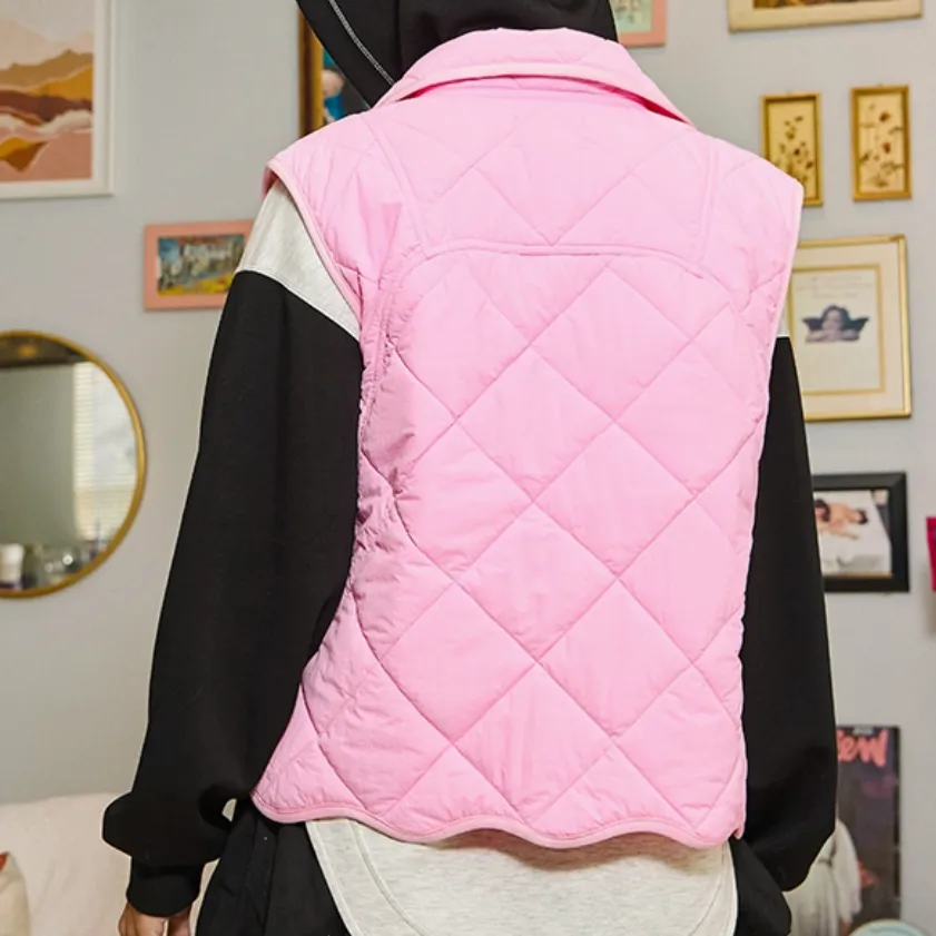 Free to Be Pink Quilted Vest