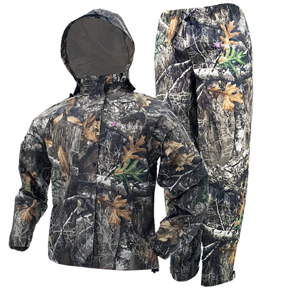 Frogg Toggs Womens Realtree Edge All-Purpose Rain Suit - SHORT