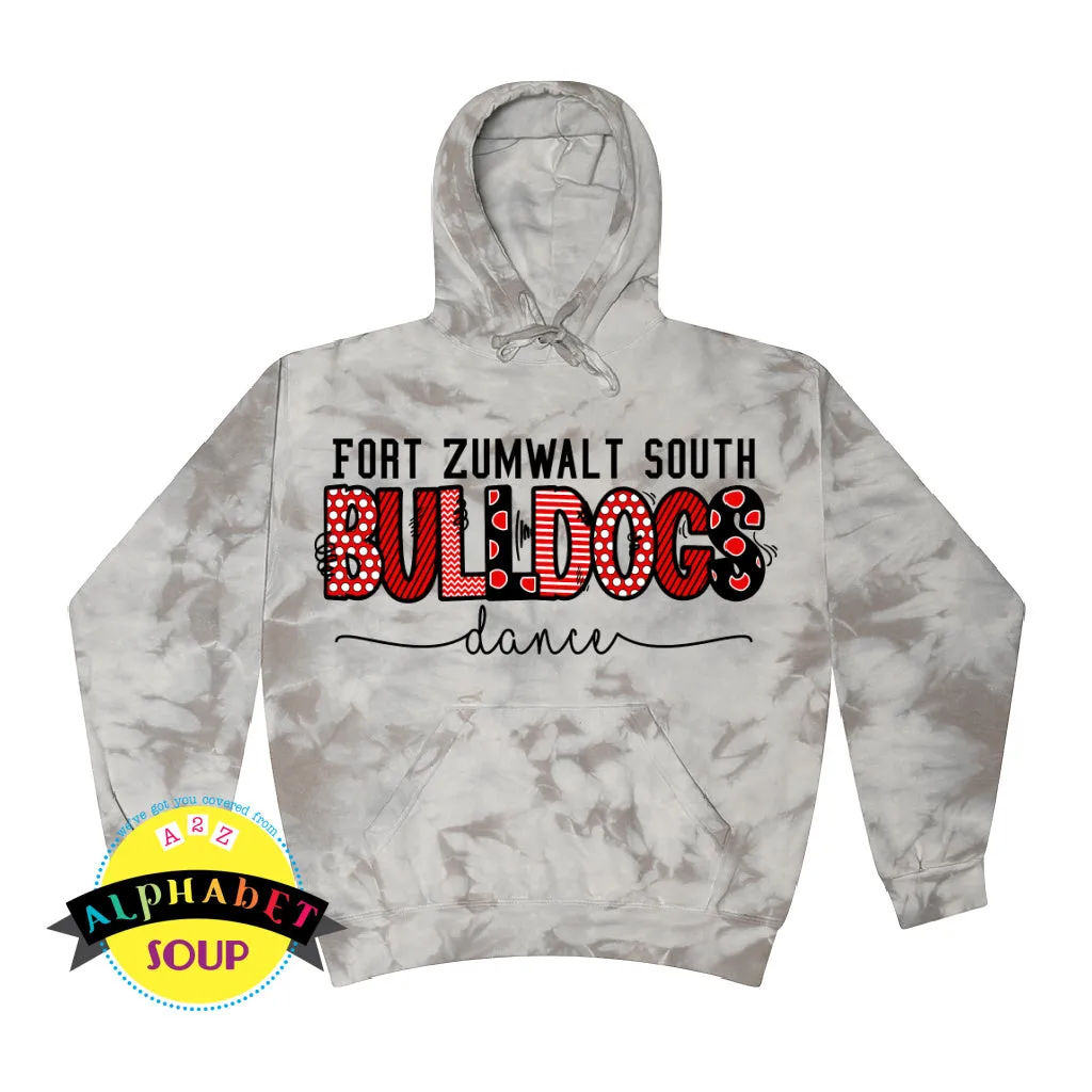 FZS Jr Bulldogs Dance Youth and Adult Crystal Wash Hoodie Sweatshirt