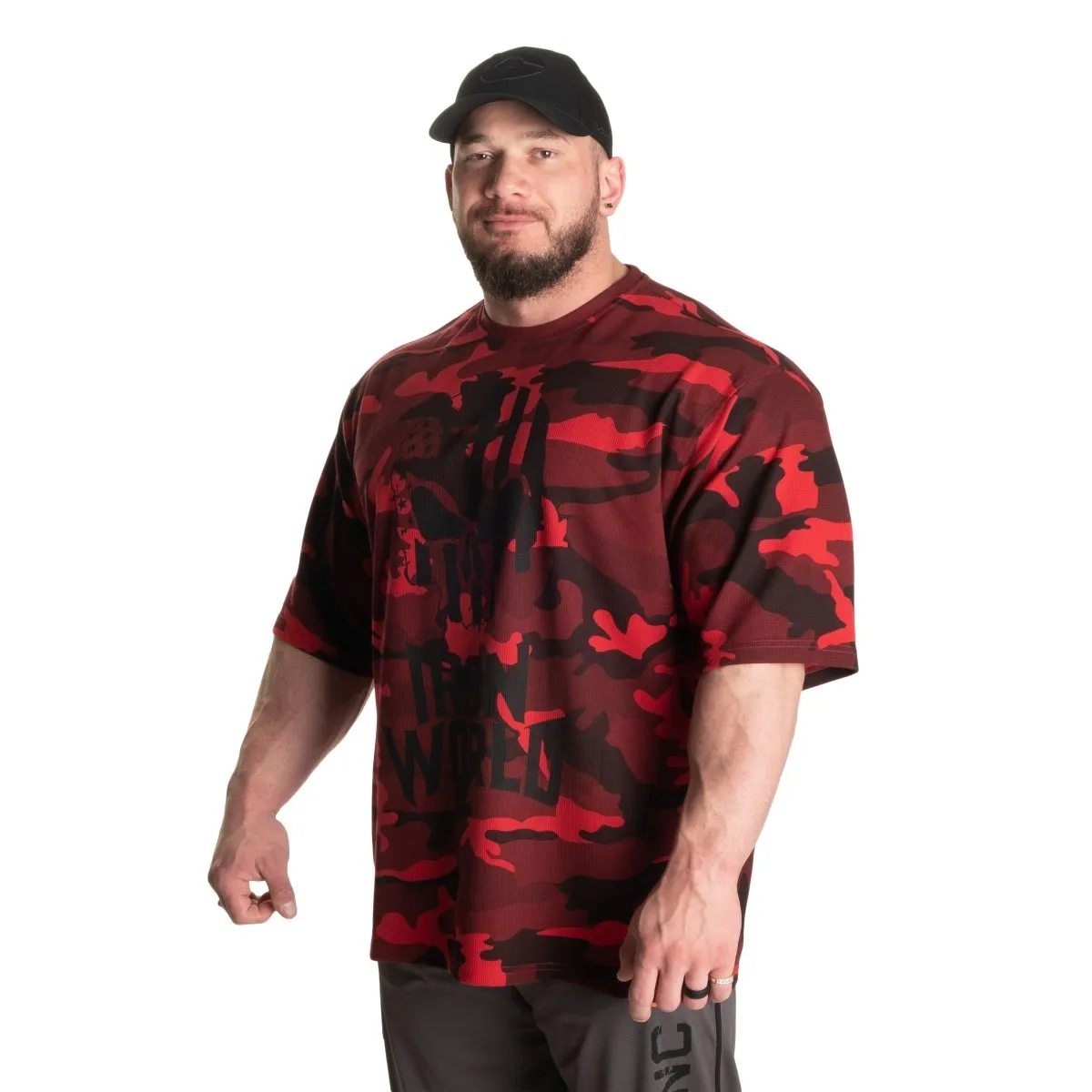 GASP Thermal Skull Tee - Red Camo