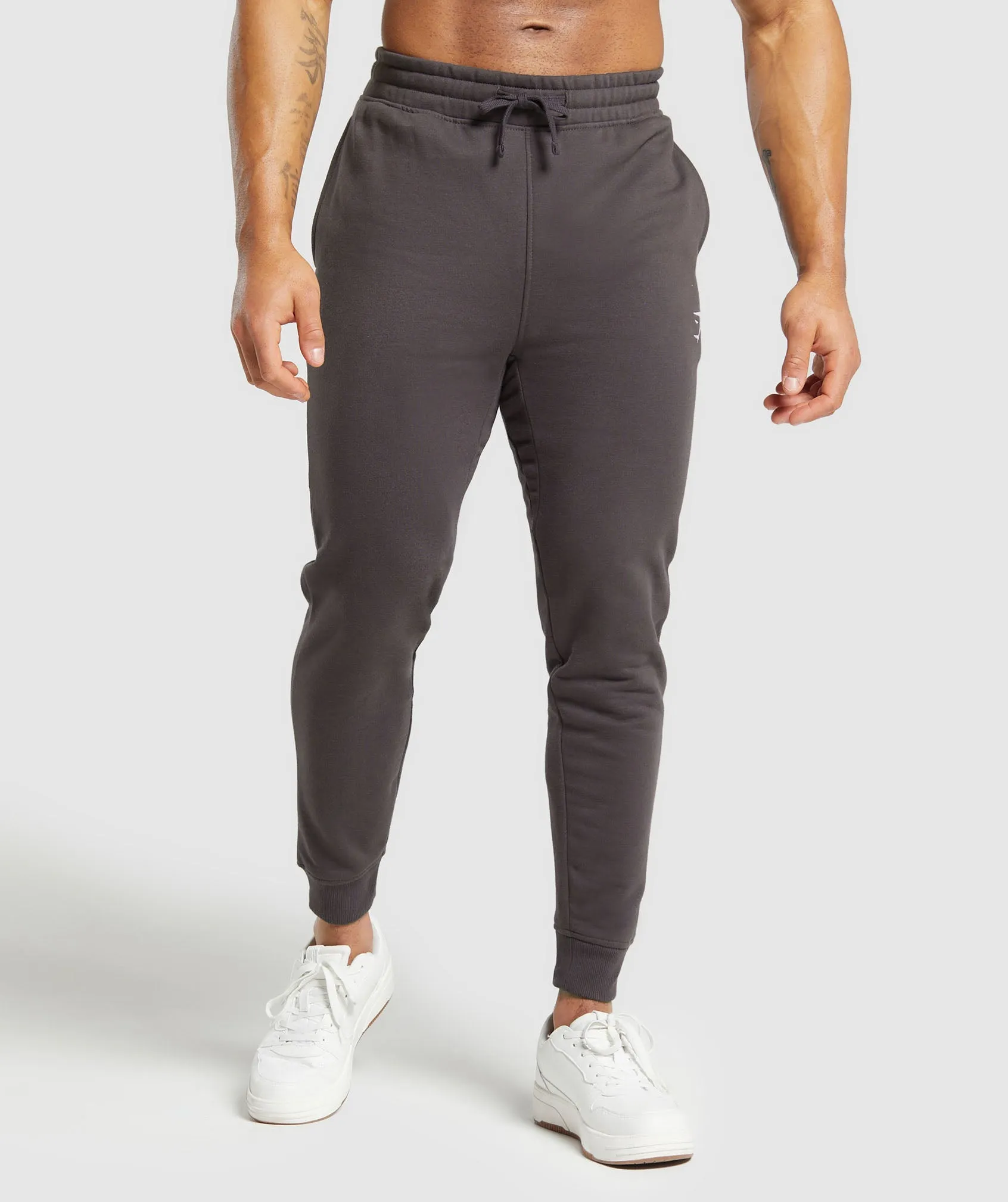 Gymshark Crest Joggers - Greyed Purple