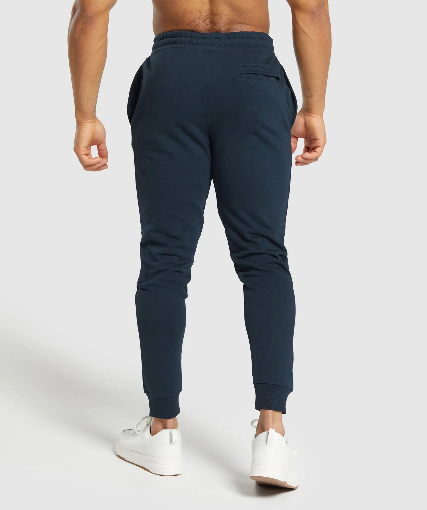 Gymshark Crest Joggers - Navy