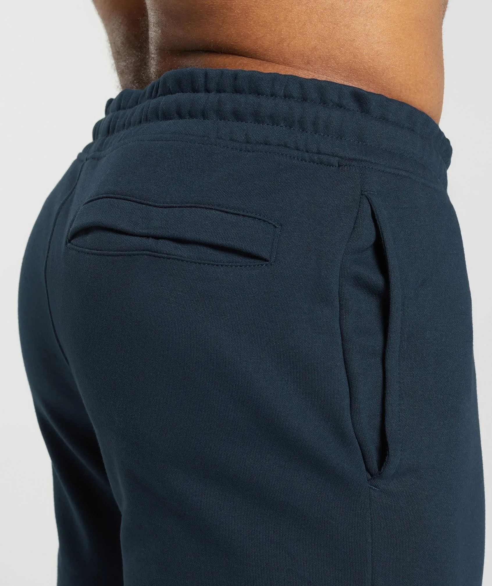 Gymshark Crest Joggers - Navy