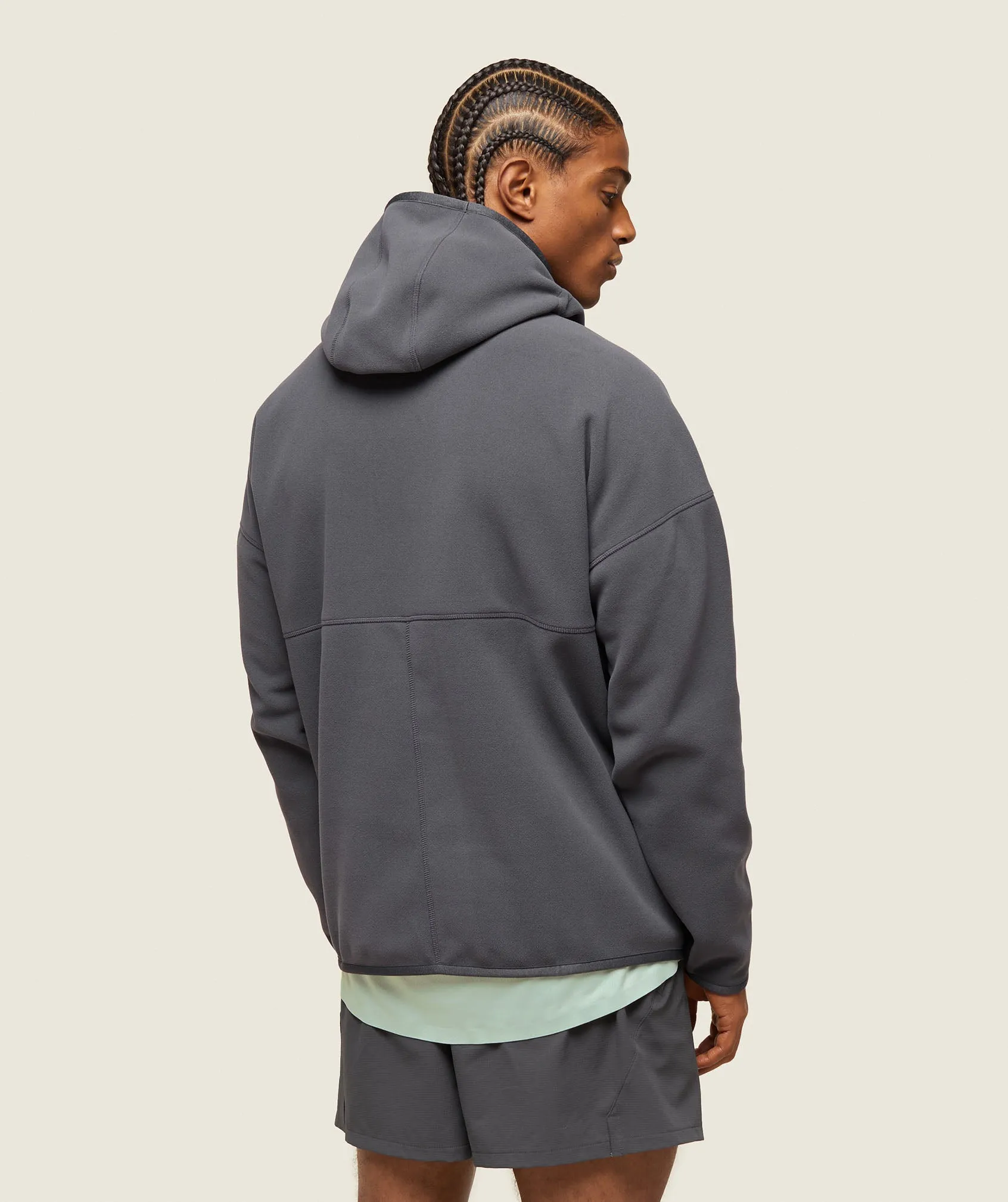 Gymshark everywear Hooded Fleece - Onyx Grey