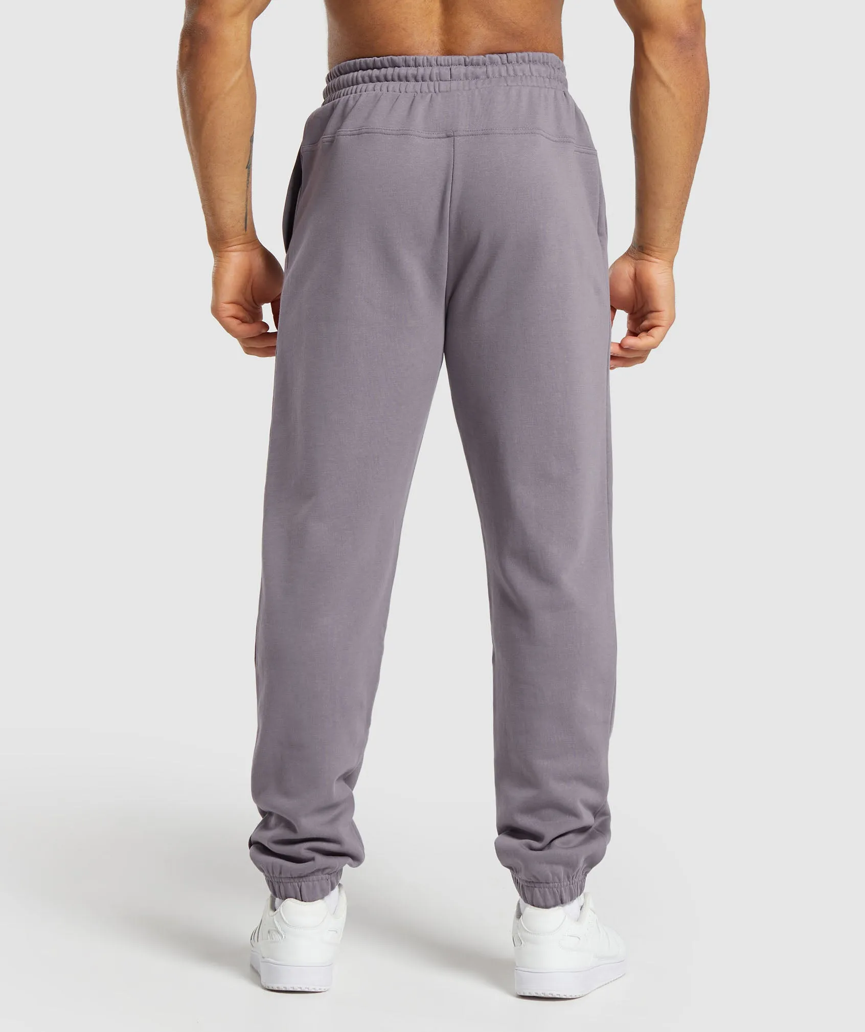 Gymshark Global Lifting Oversized Essential Joggers - Fog Purple