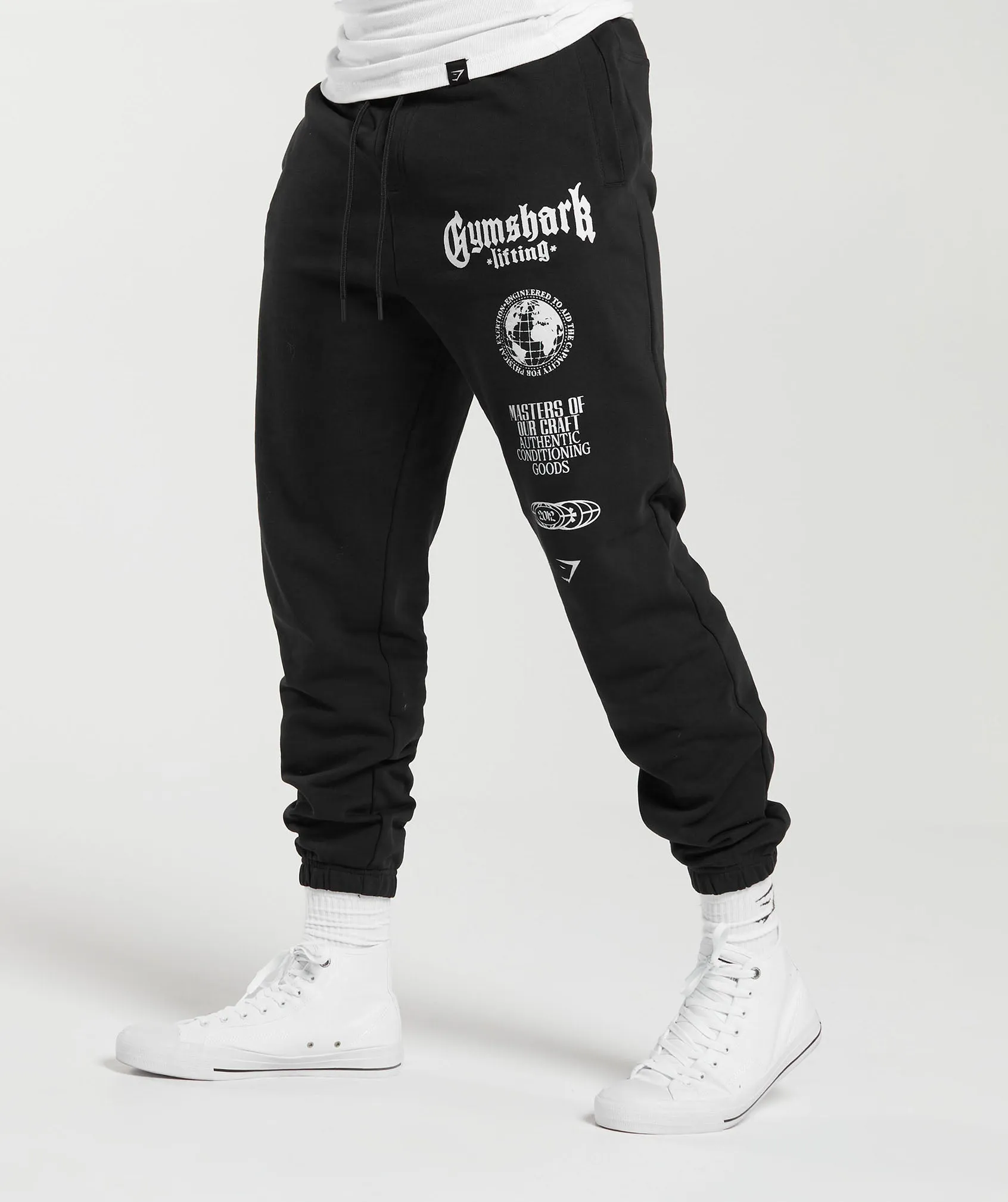 Gymshark Global Lifting Oversized Joggers - Black