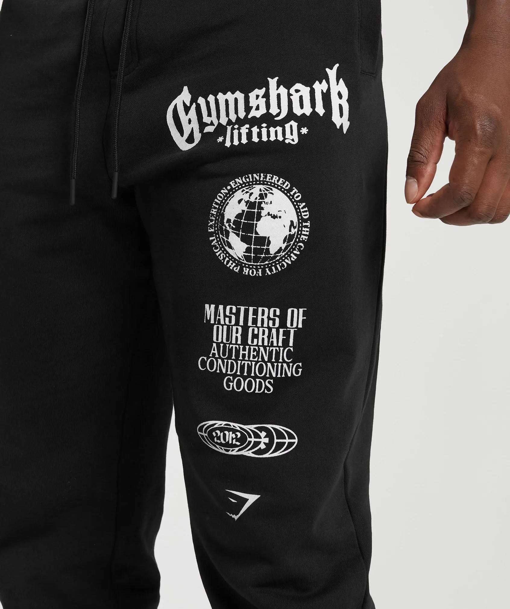 Gymshark Global Lifting Oversized Joggers - Black