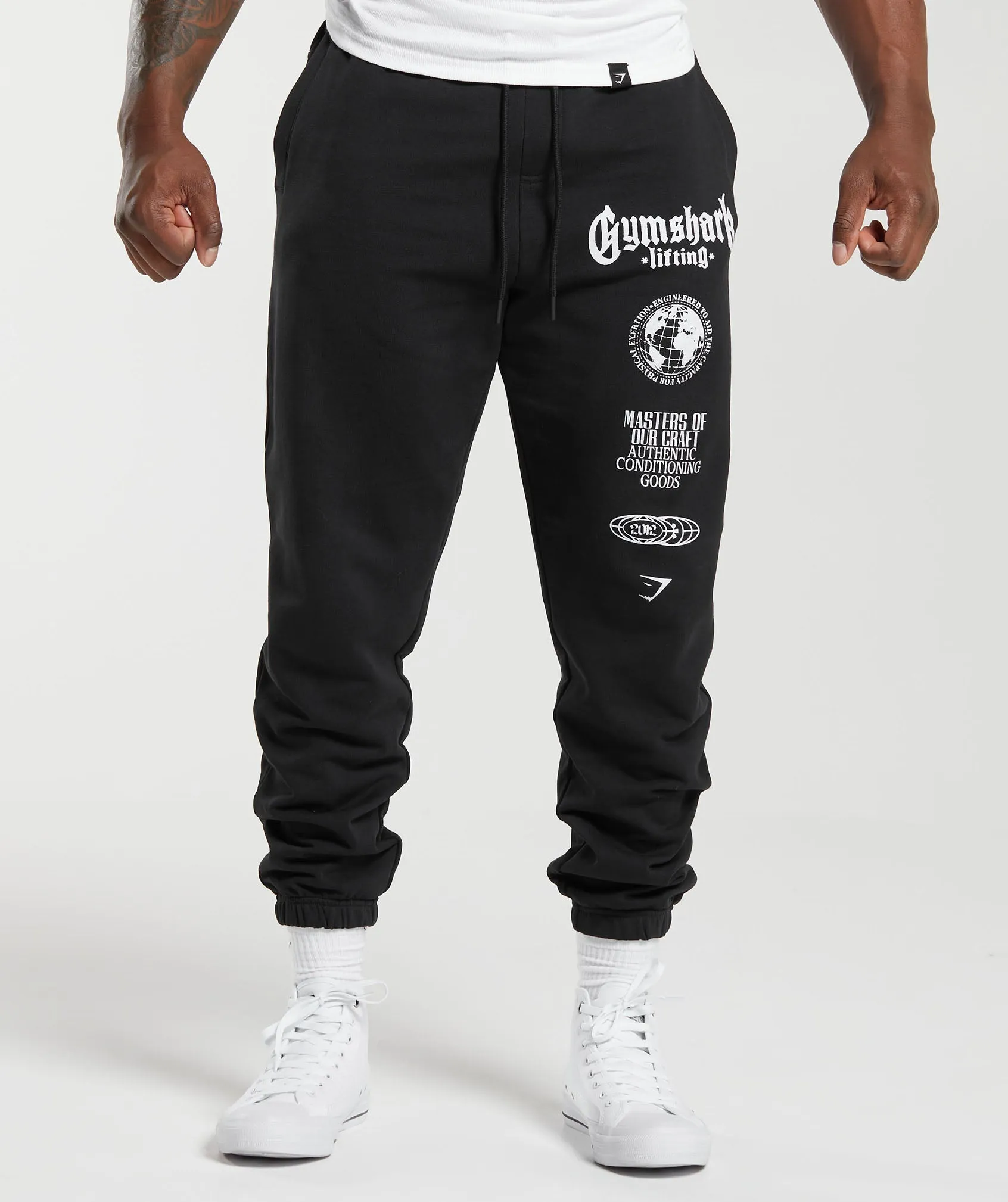 Gymshark Global Lifting Oversized Joggers - Black