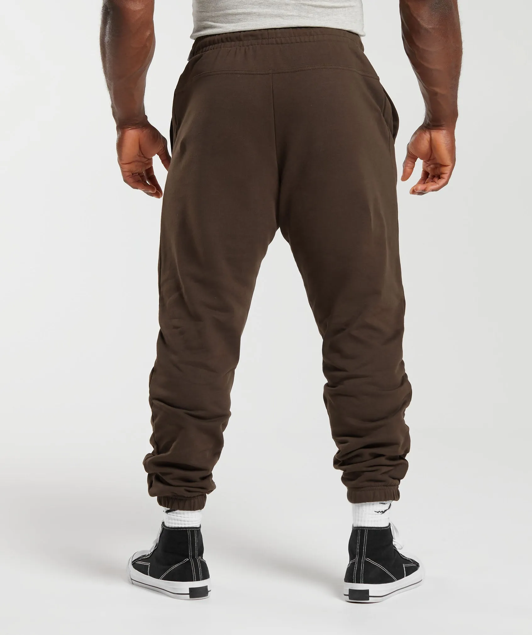 Gymshark Global Lifting Oversized Joggers - Brown