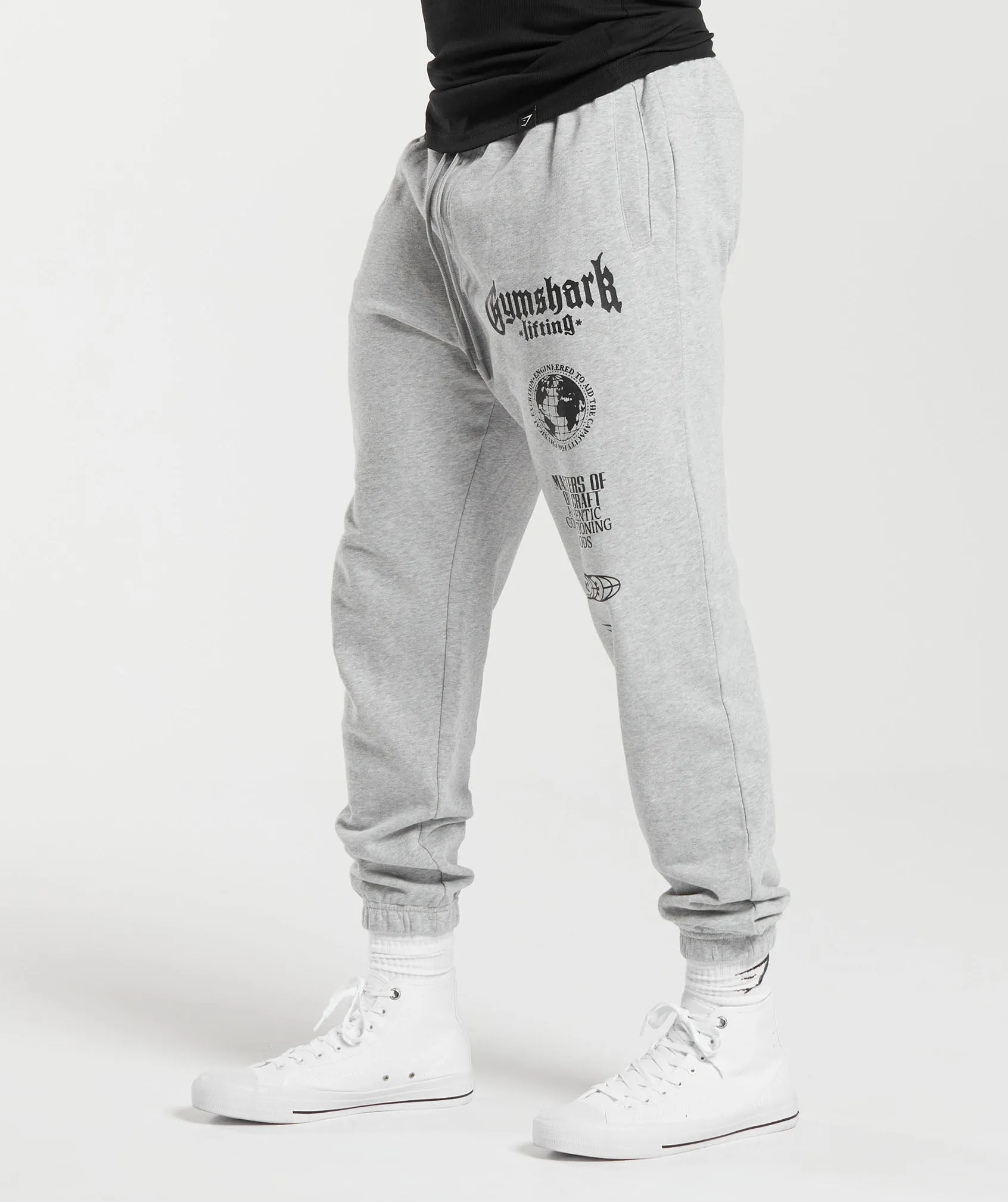 Gymshark Global Lifting Oversized Joggers - Grey