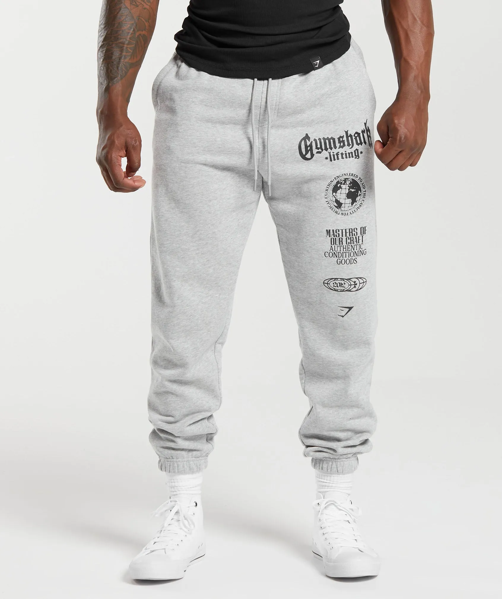 Gymshark Global Lifting Oversized Joggers - Grey