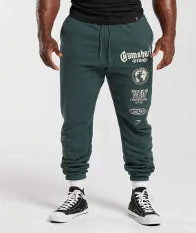 Gymshark Global Lifting Oversized Pants - Green