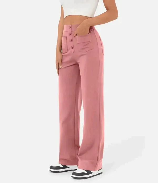 Hadley - High Waisted Elastic Pants