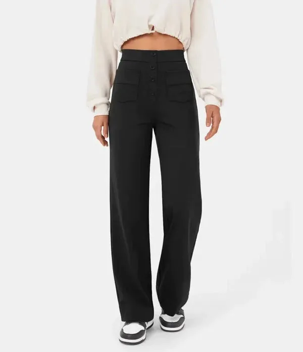 Hadley - High Waisted Elastic Pants