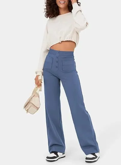 Hadley - High Waisted Elastic Pants