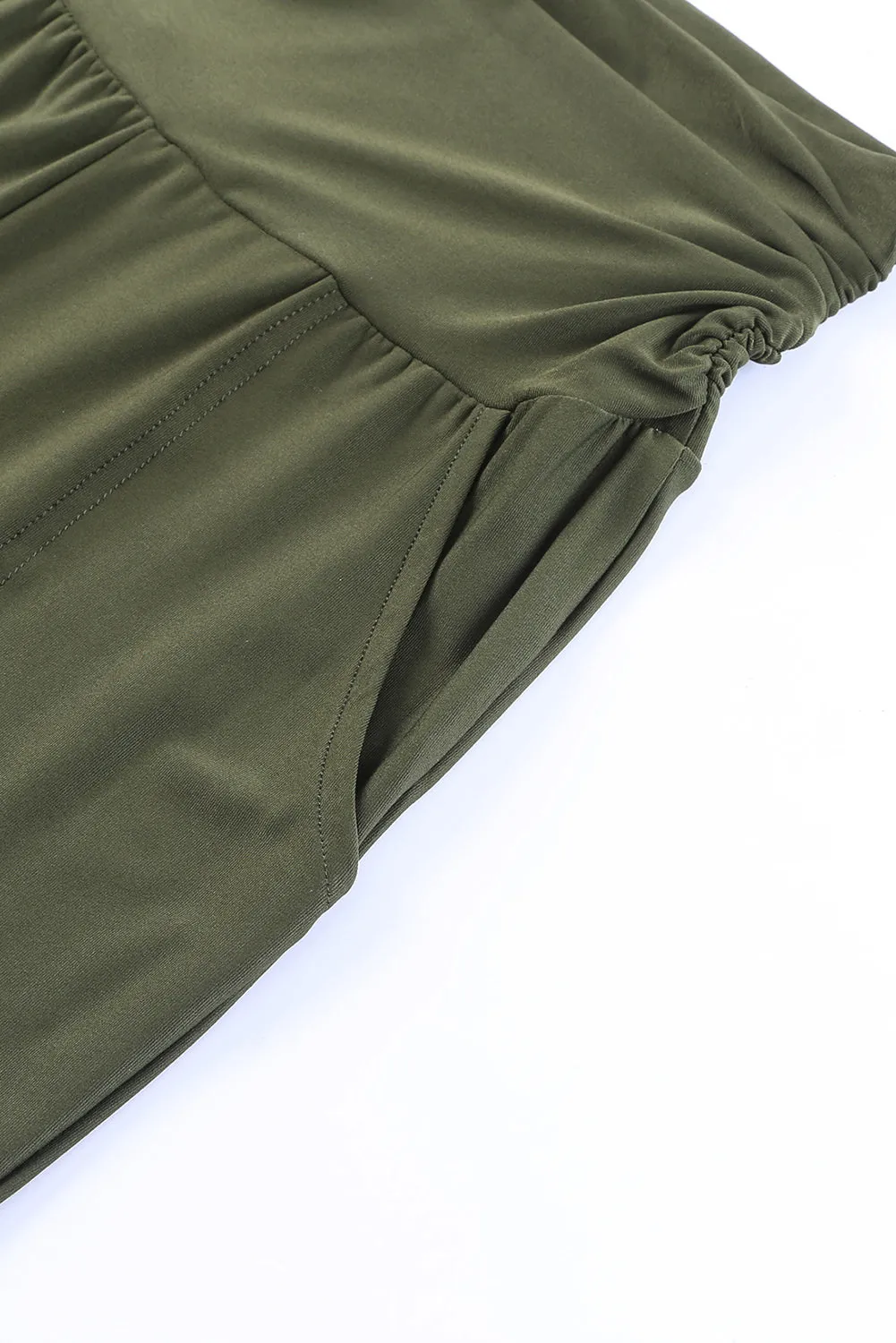 High-Rise Wide Waistband Joggers