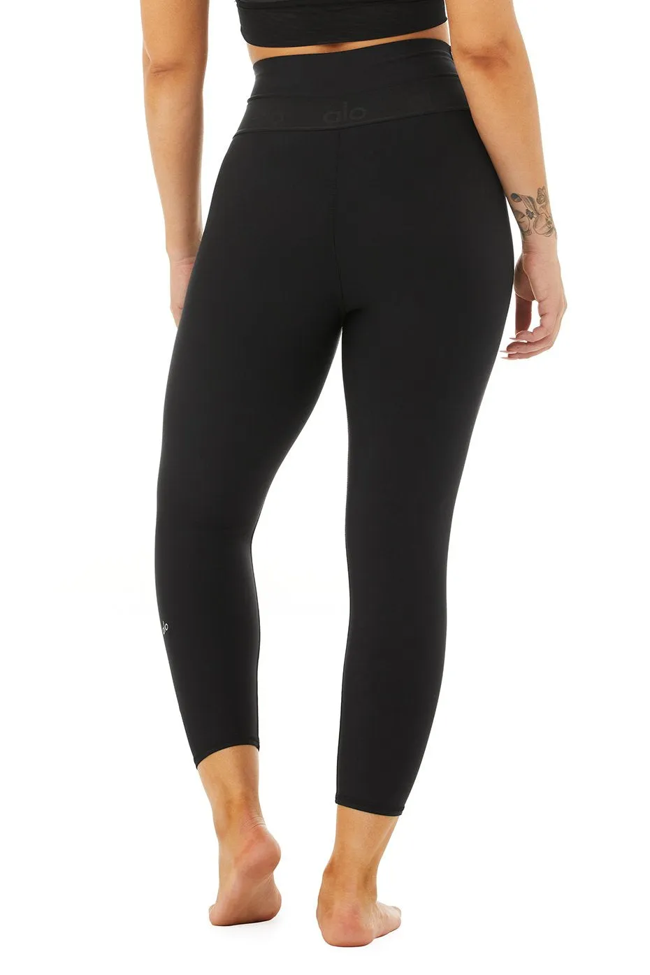 High-Waist Fitness Capri - Black