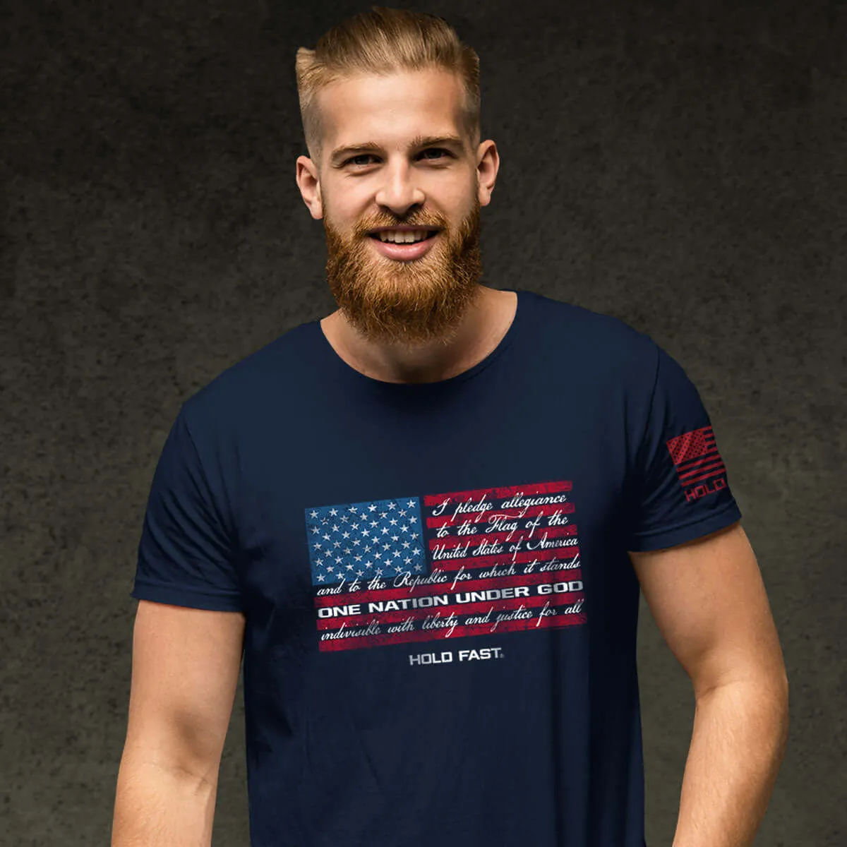 HOLD FAST Mens T-Shirt Pledge Allegiance