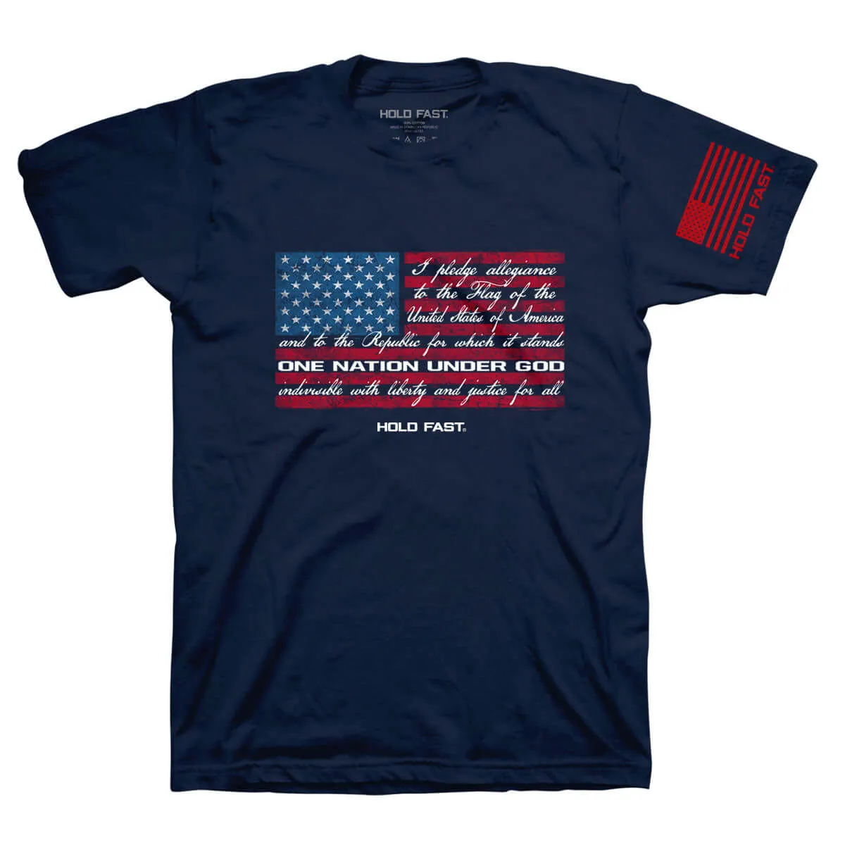 HOLD FAST Mens T-Shirt Pledge Allegiance