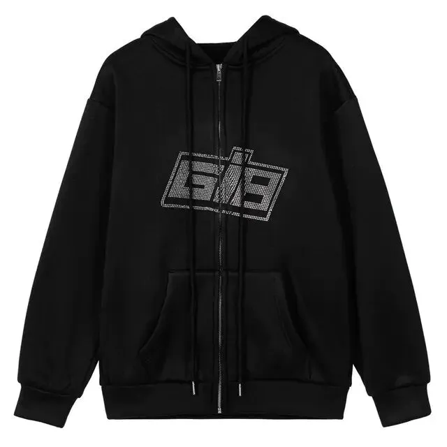 Hoodies E-girl Goth Punk Jacket