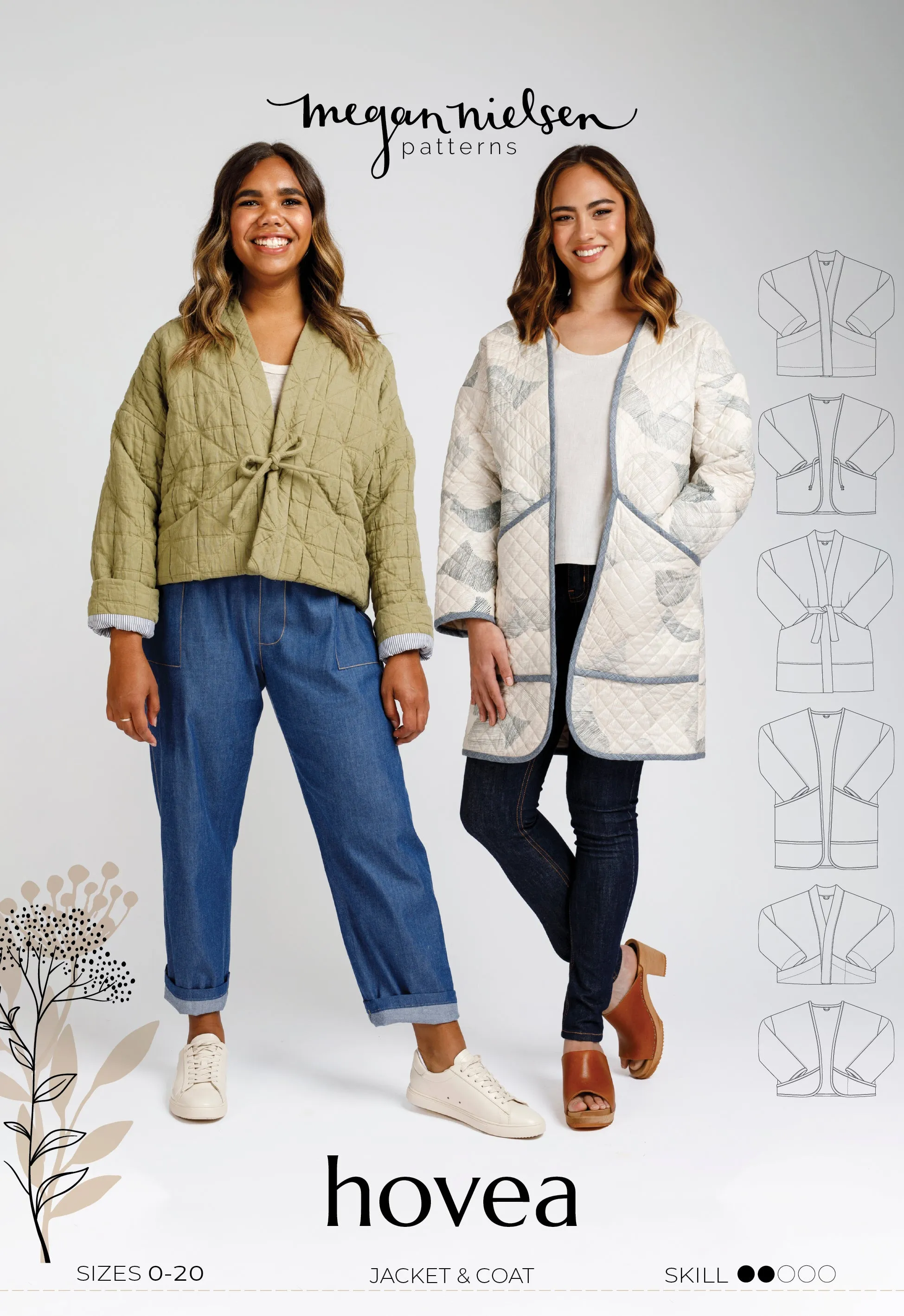 Hovea Quilted Jacket - Sewing Pattern | Megan Nielsen