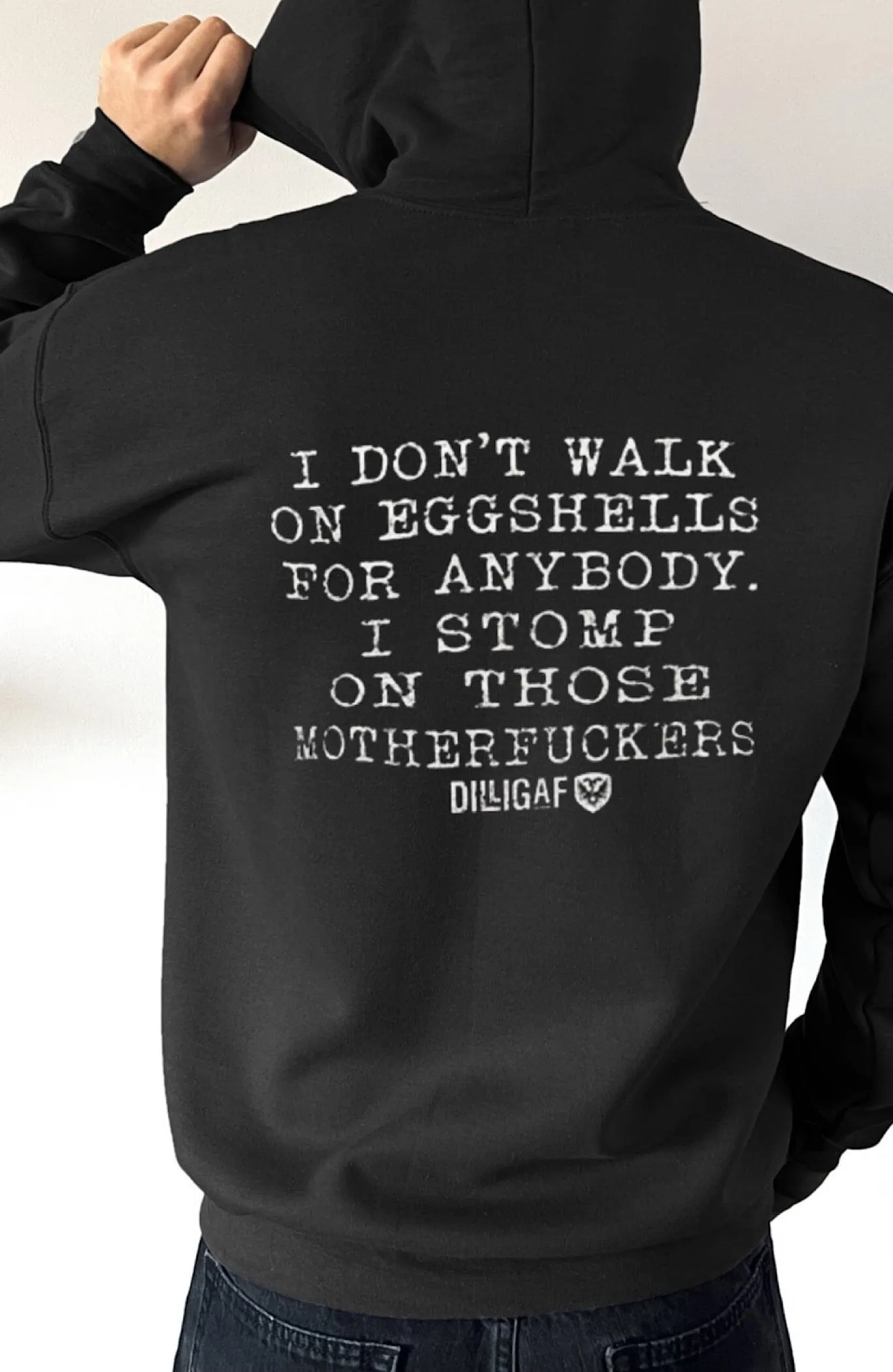 I don't walk on eggshells Pullover Hoodie