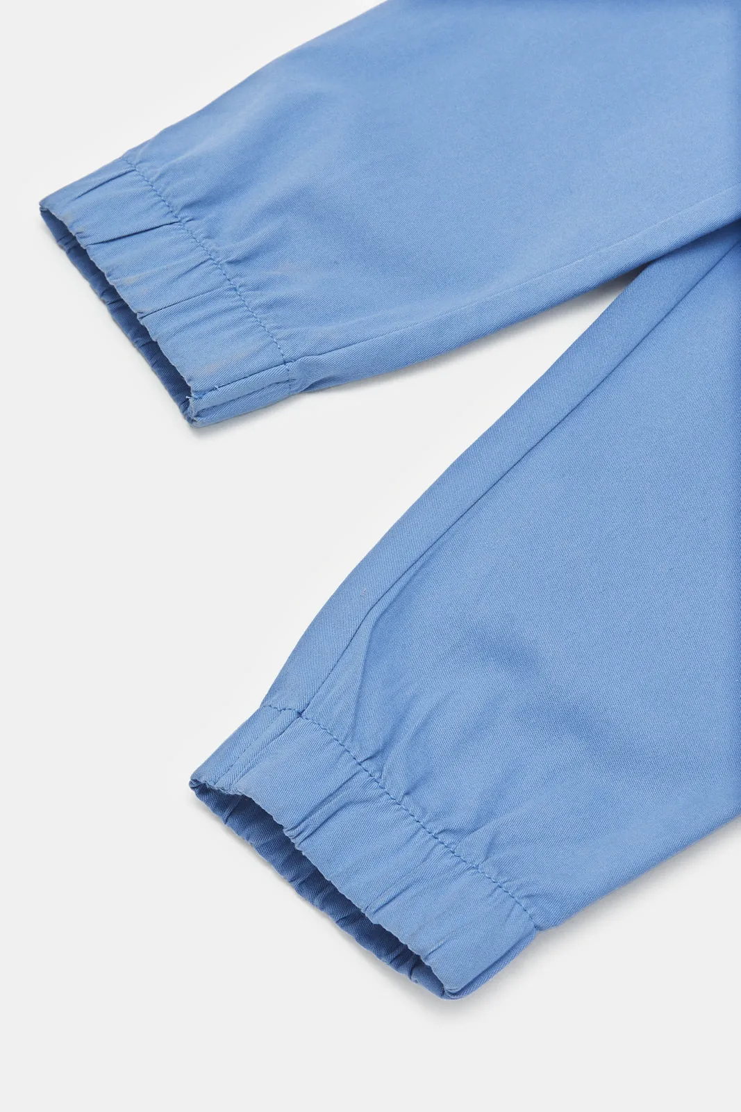 Infant Boys Blue Twill Chino Joggers