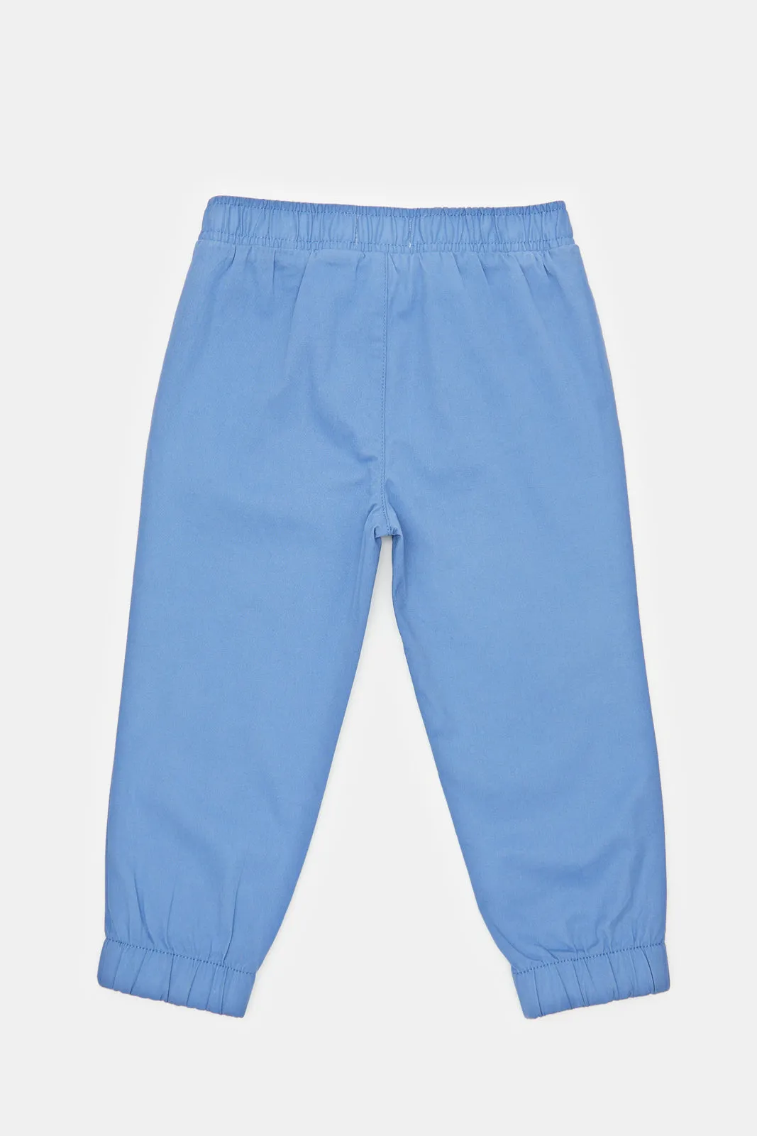 Infant Boys Blue Twill Chino Joggers